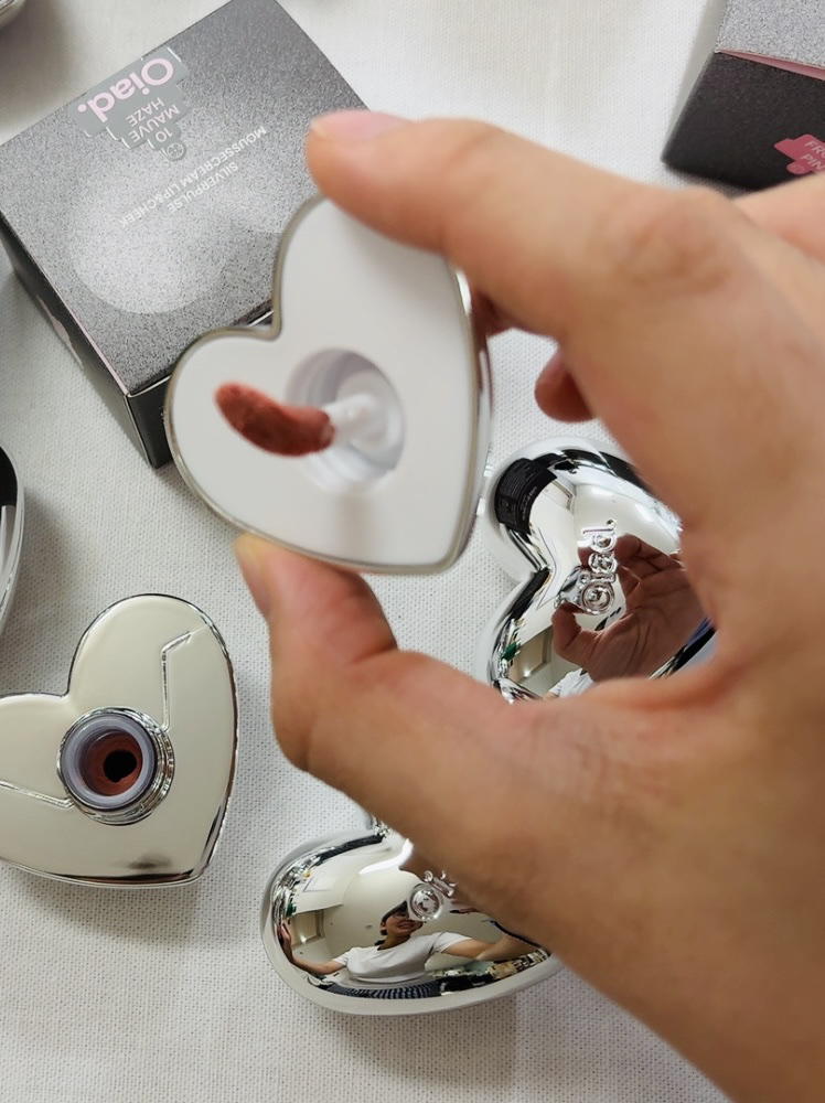 シルバーパース ムースクリーム リップ＆チーク/oiad/ジェル・クリームチークを使ったクチコミ（3枚目）