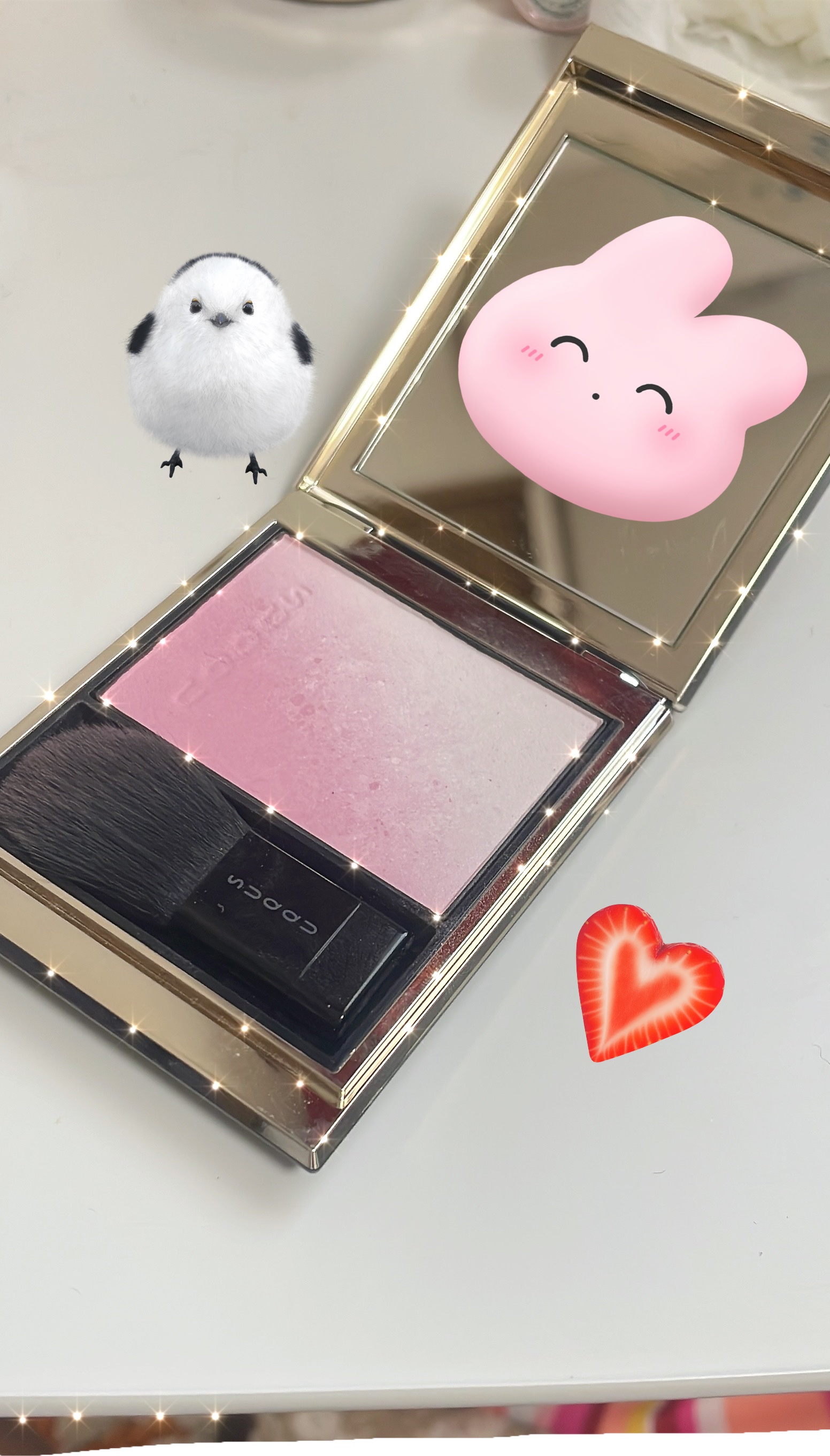 ブラーリング カラー ブラッシュ/SUQQU/パウダーチークを使ったクチコミ（2枚目）