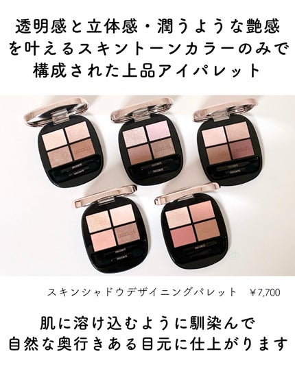 コスメデコルテ スキンシャドウ デザイニング パレット/DECORTÉ/アイシャドウパレットを使ったクチコミ(2枚目)