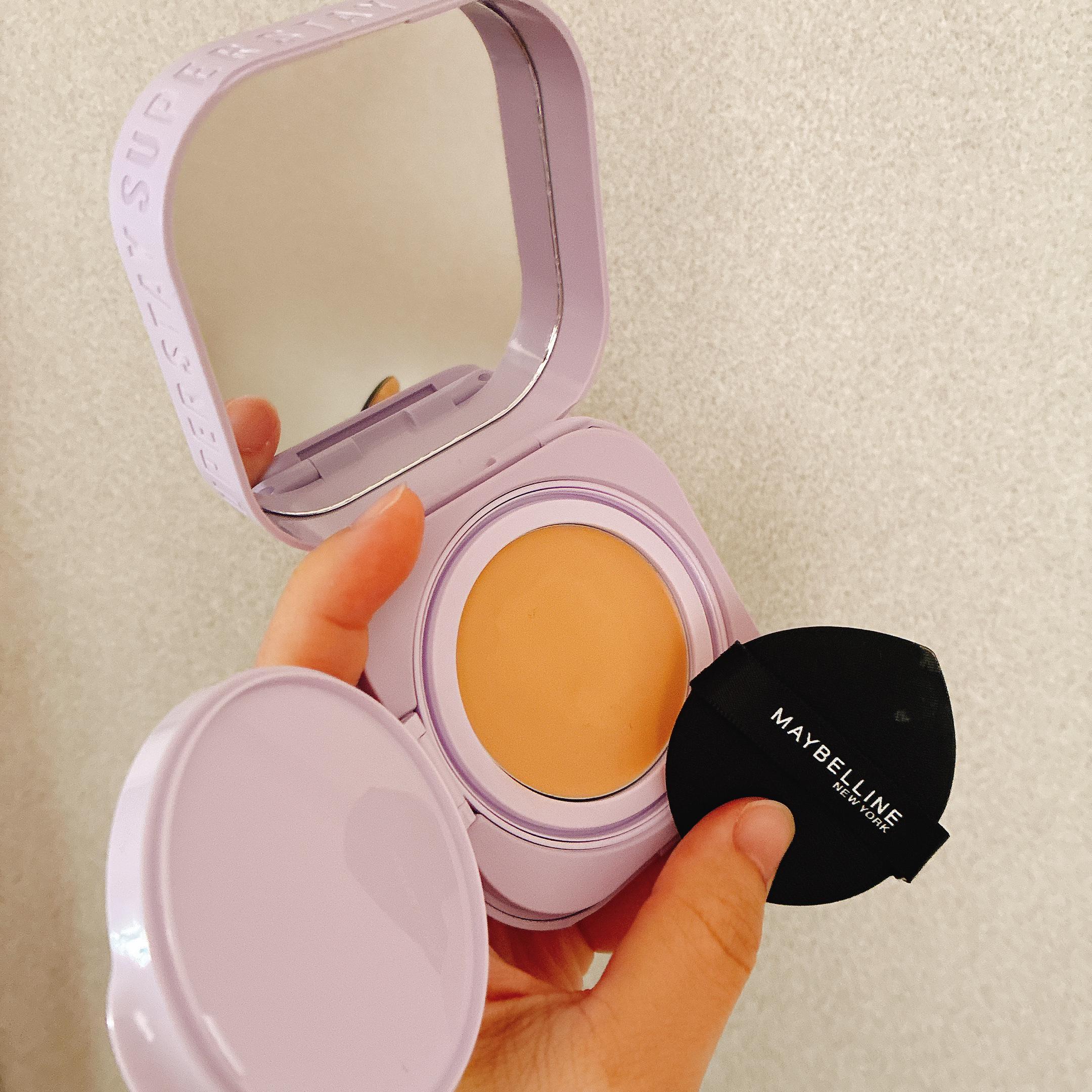 SPステイ クリームパクト ファンデーション/MAYBELLINE NEW YORK/クリーム・エマルジョンファンデーションを使ったクチコミ（2枚目）
