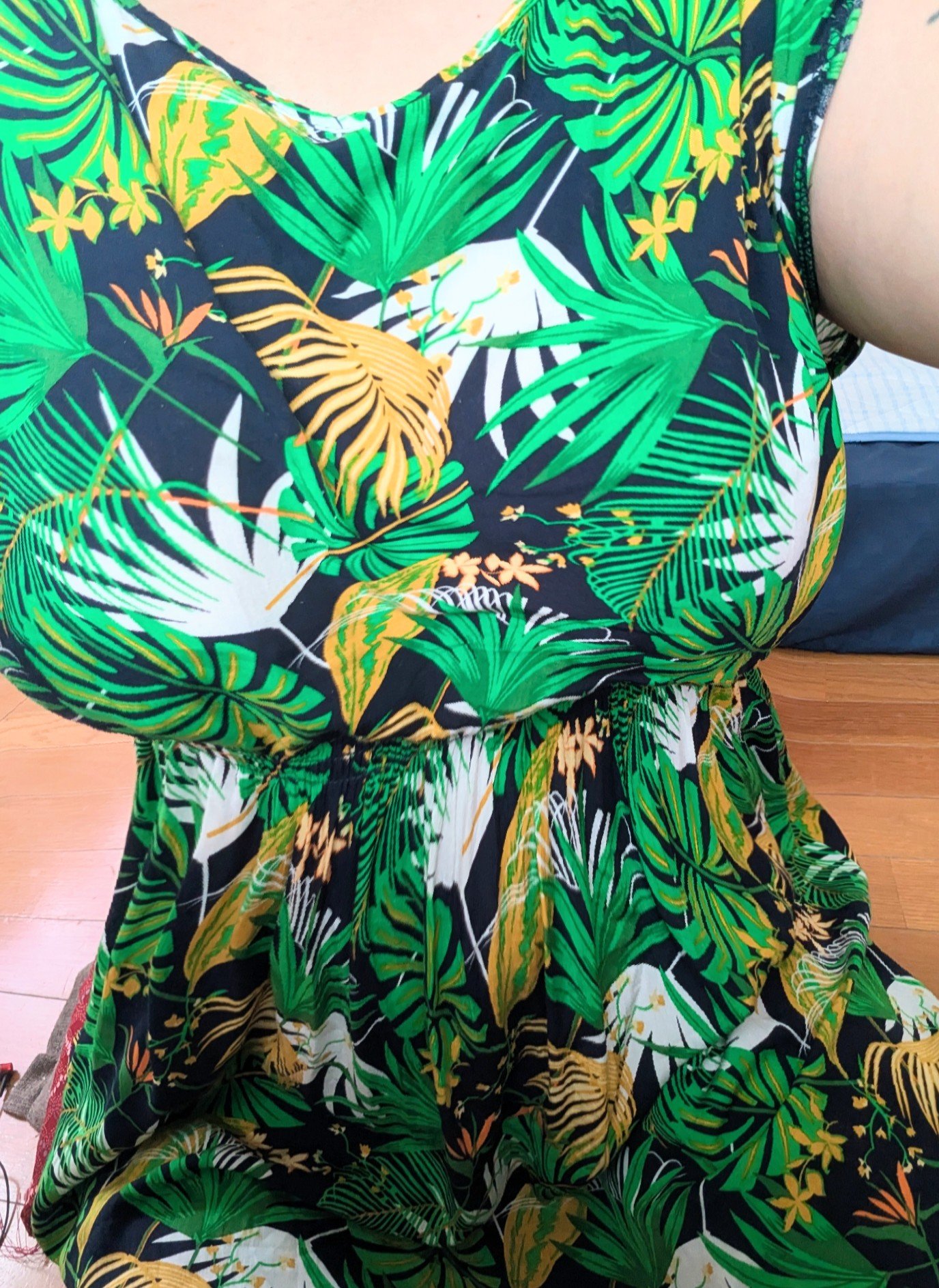 フレンチスリーブロングワンピース/kirakiraShop/その他を使ったクチコミ（1枚目）