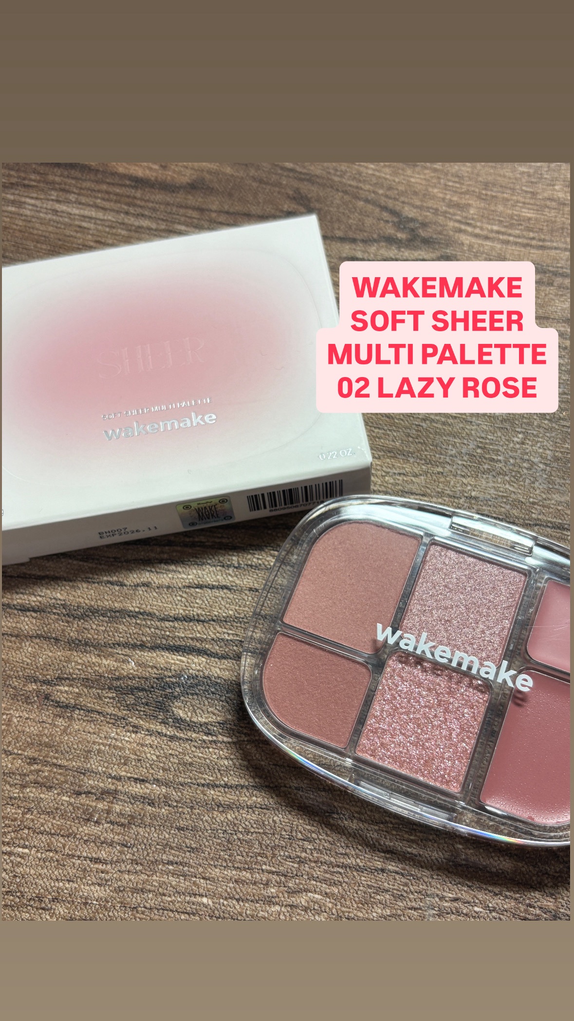 ソフトシアーマルチパレット/wakemake/アイシャドウパレットを使ったクチコミ（1枚目）
