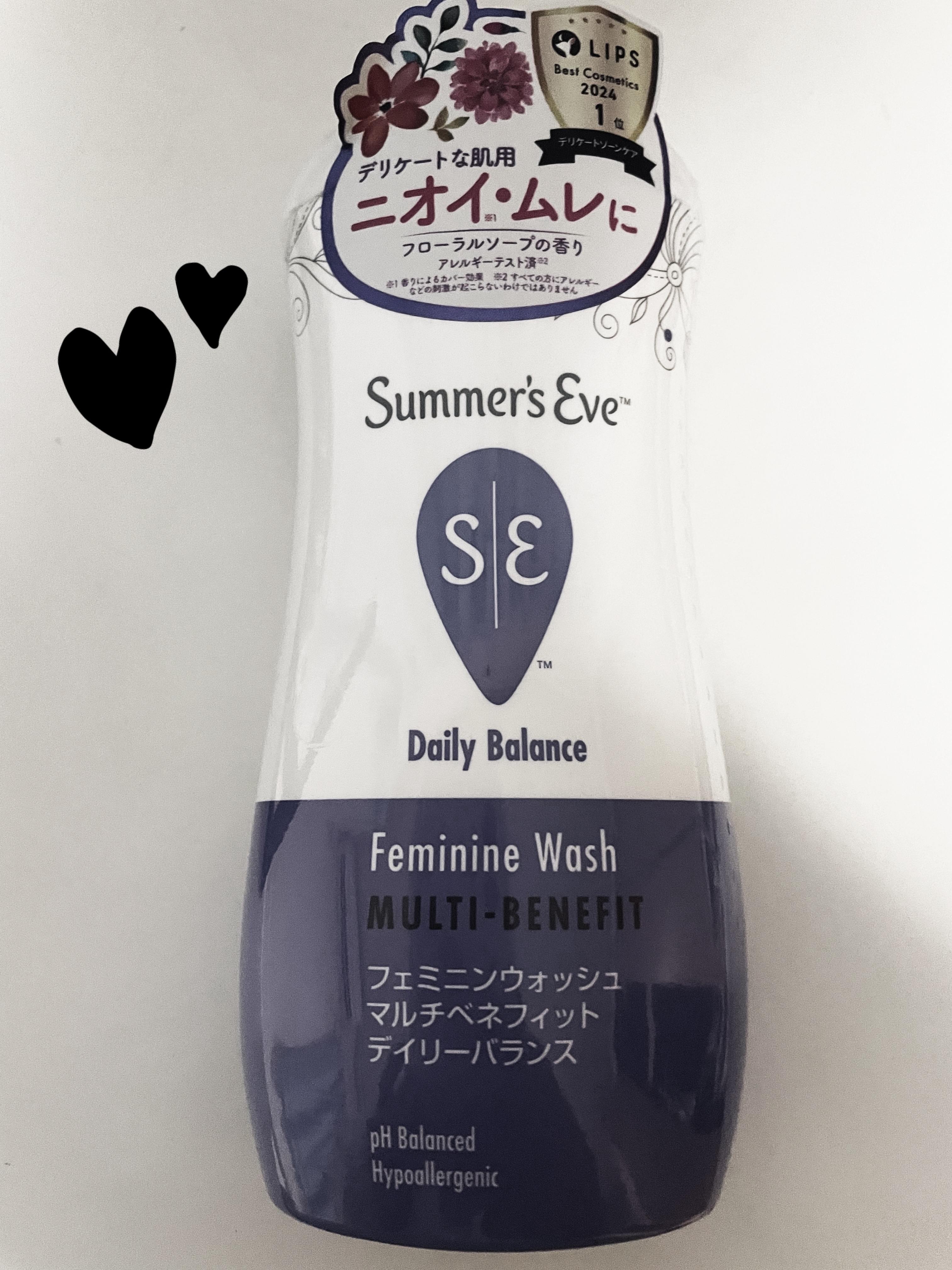 フェミニンウォッシュ マルチベネフィット デイリーバランス/Summer's Eve(サマーズイブ)/デリケートゾーンケアを使ったクチコミ（1枚目）
