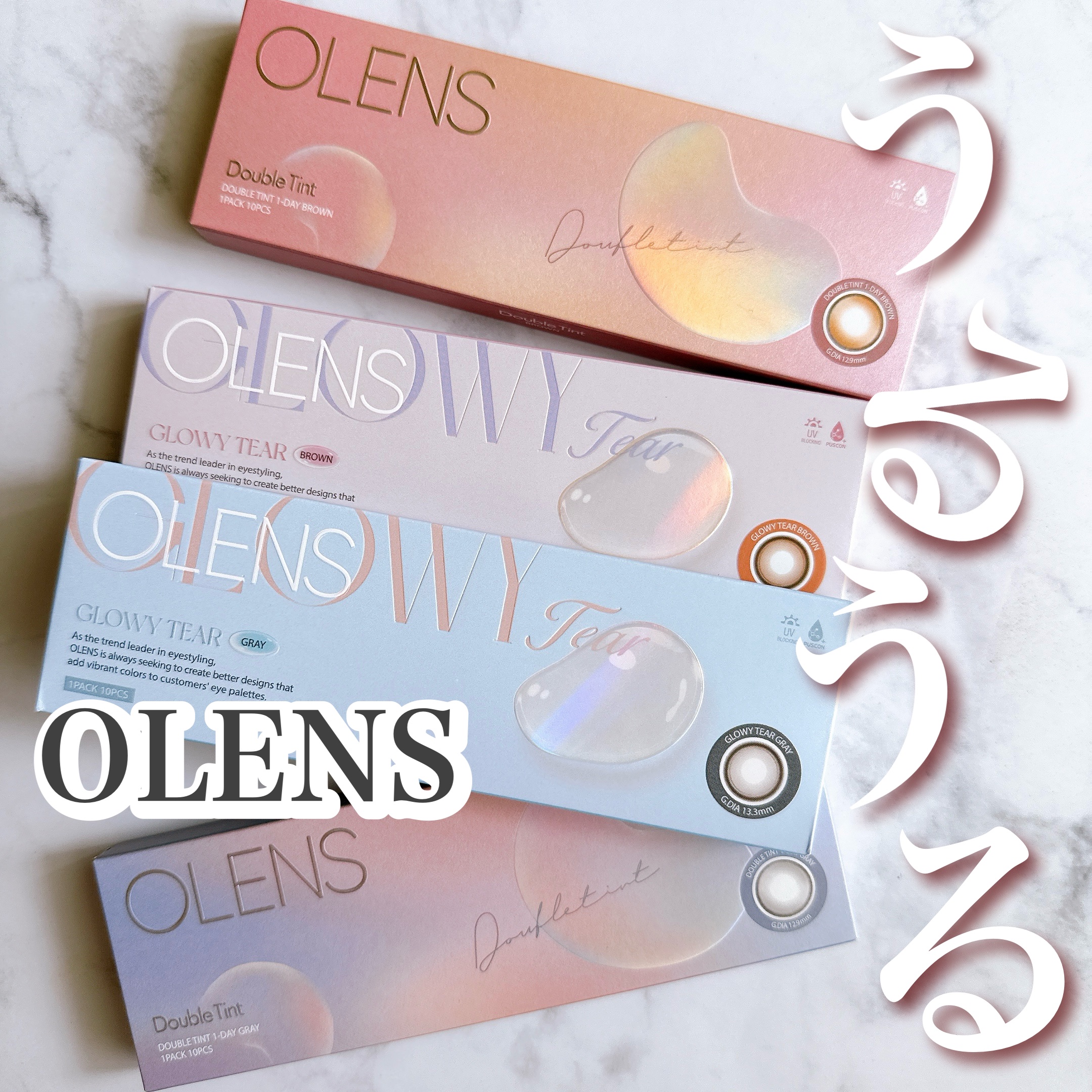 Double Tint 1day/OLENS/カラーコンタクトレンズを使ったクチコミ（1枚目）