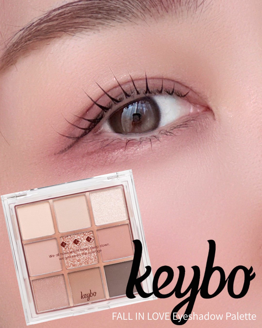 KEYBO FALL IN LOVE SHADOW PALETTE/keybo/アイシャドウパレットを使ったクチコミ(1枚目)