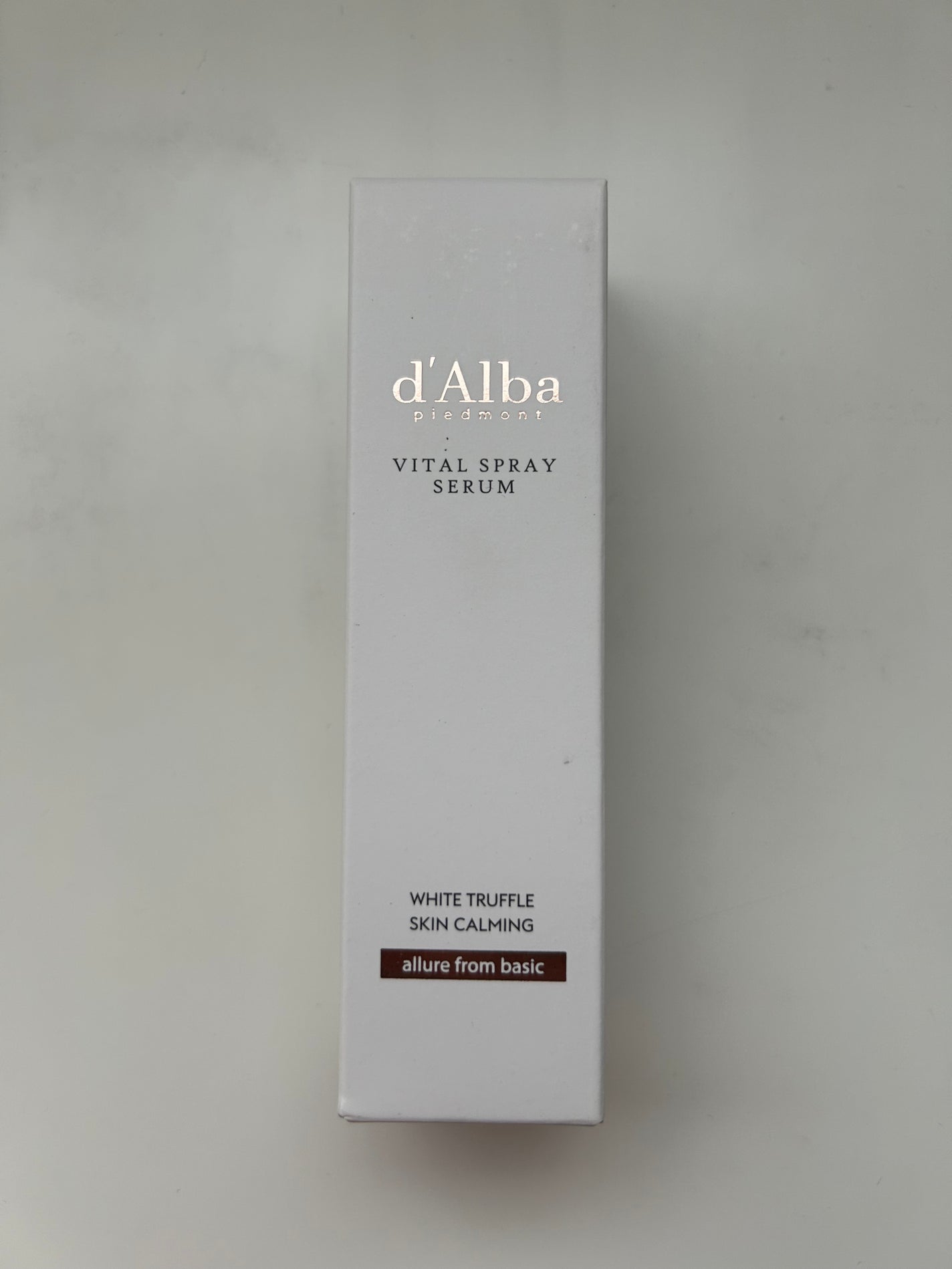 ダルバ ホワイトトリュフバイタルスプレーセラム/ダルバ/ミスト状化粧水を使ったクチコミ(1枚目)