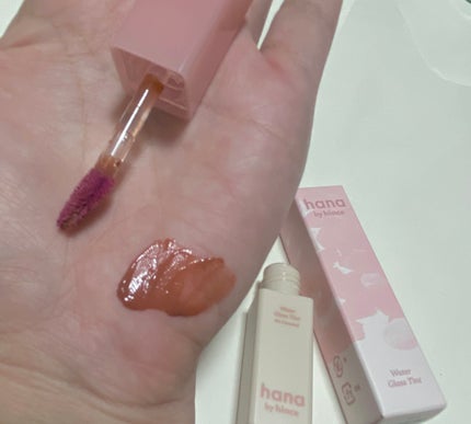 ウォーターグラスティント/hana by hince/口紅を使ったクチコミ(2枚目)