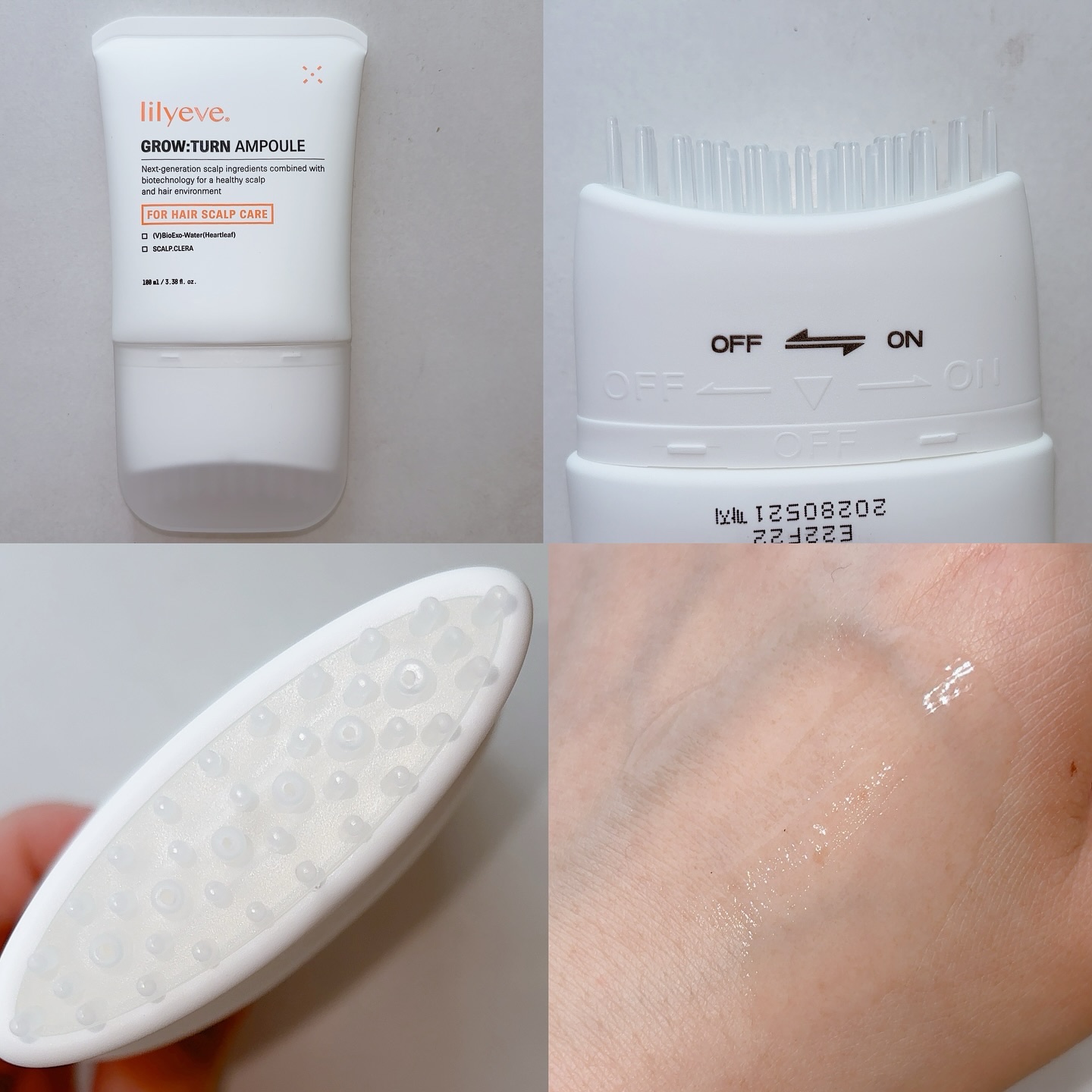 グローターンヘアアンプル/リリーイブ/頭皮ローションを使ったクチコミ（2枚目）