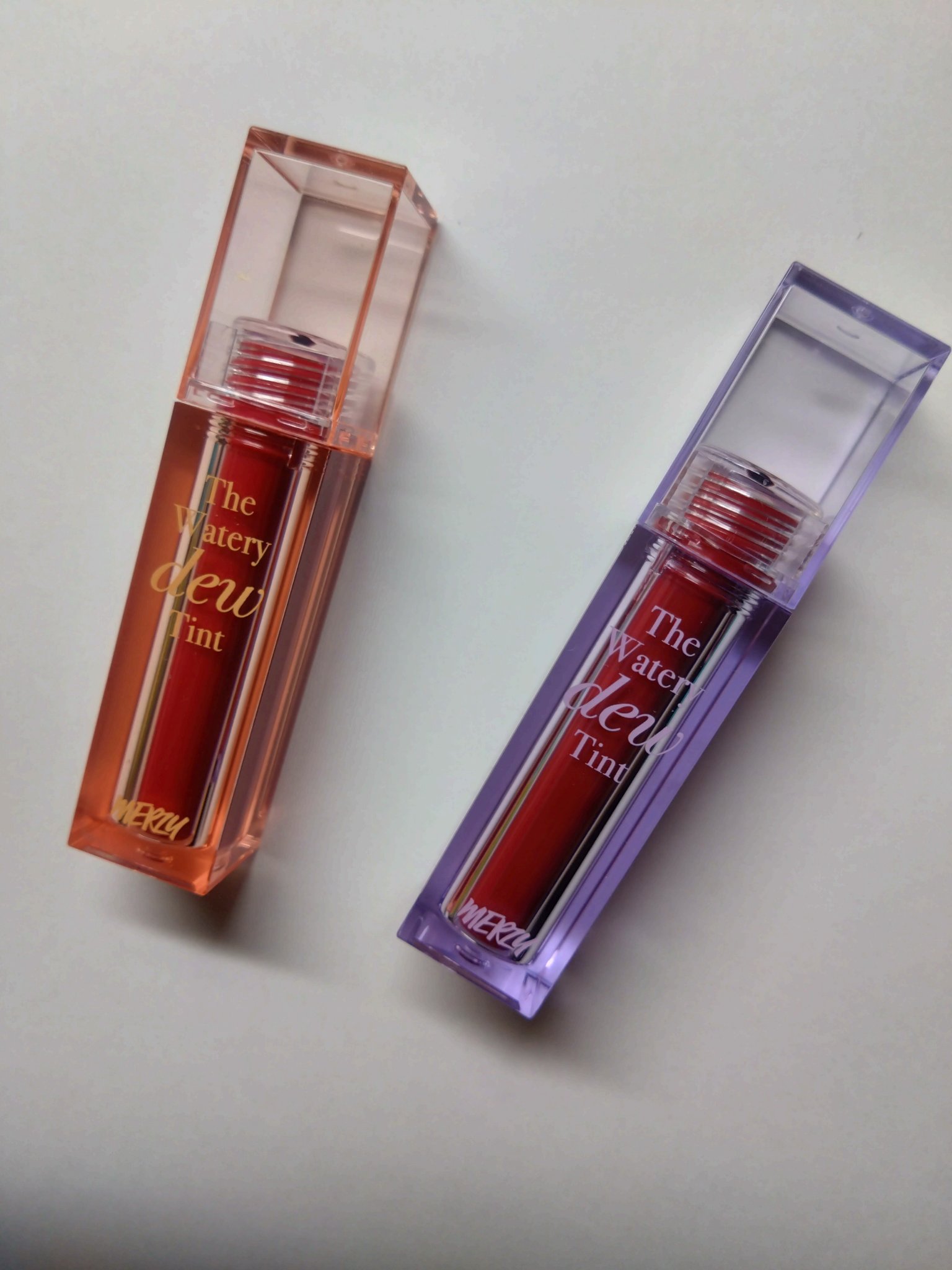 ザ ウォータリーデューティント/MERZY/リップティントを使ったクチコミ（2枚目）