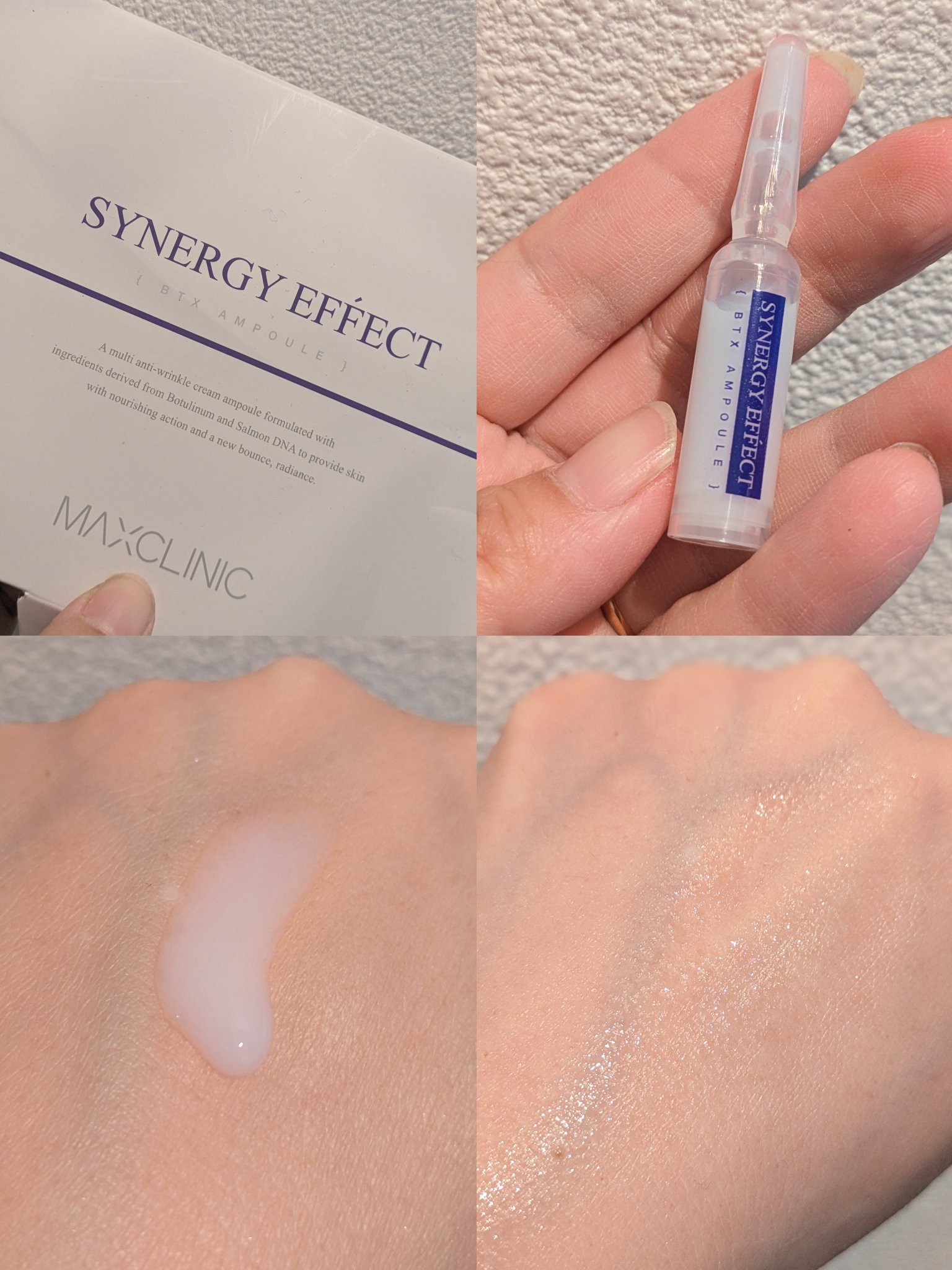 BTXクリームアンプル/MAXCLINIC/フェイスクリームを使ったクチコミ（2枚目）