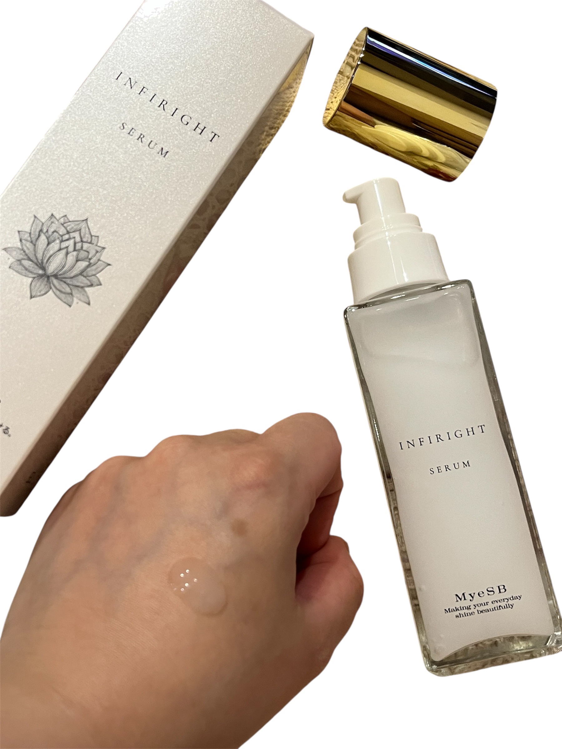 スリーインワンセラム/INFIRIGHT/美容液を使ったクチコミ（2枚目）