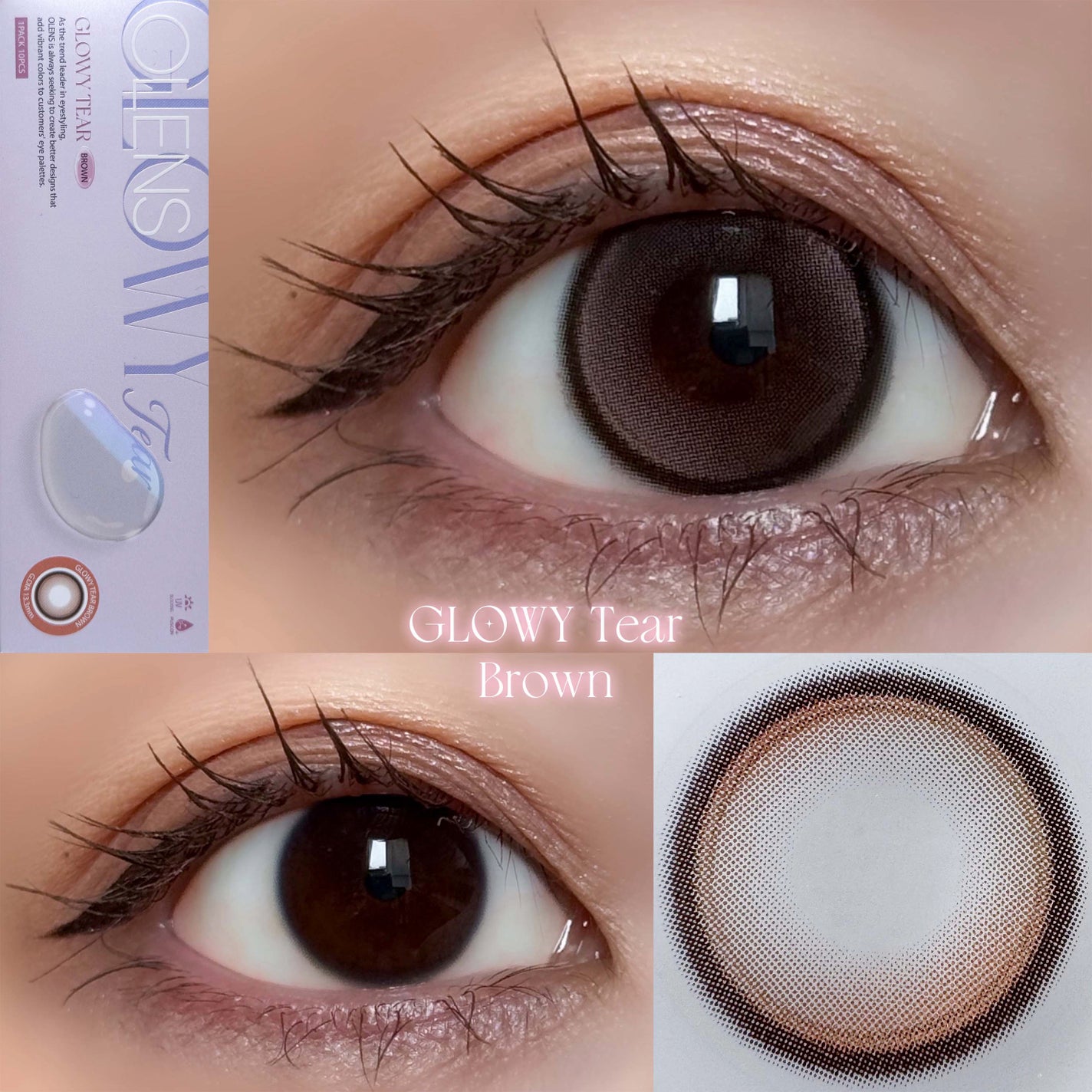 Glowy Tear 1day/OLENS/ワンデー(1DAY)カラコンを使ったクチコミ(3枚目)