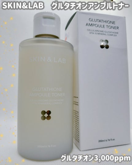 グルタチオンアンプルトナー/SKIN&LAB/化粧水を使ったクチコミ(1枚目)
