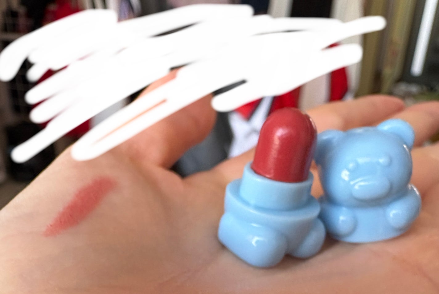 シャイニーベア リップモイスト/CathyDoll/口紅を使ったクチコミ(2枚目)