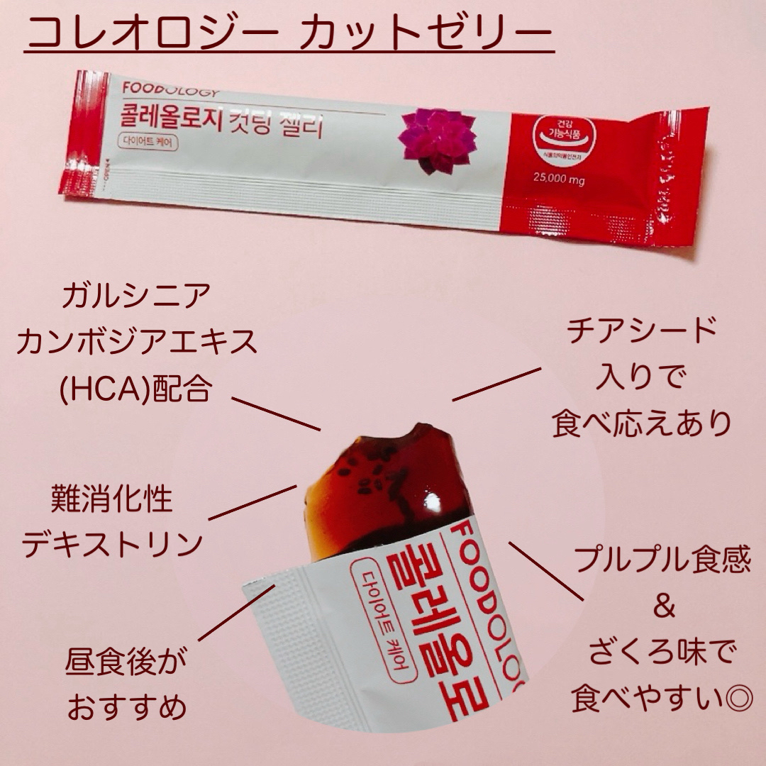 コレオロジーカットゼリー/FOODOLOGY/食品を使ったクチコミ（2枚目）