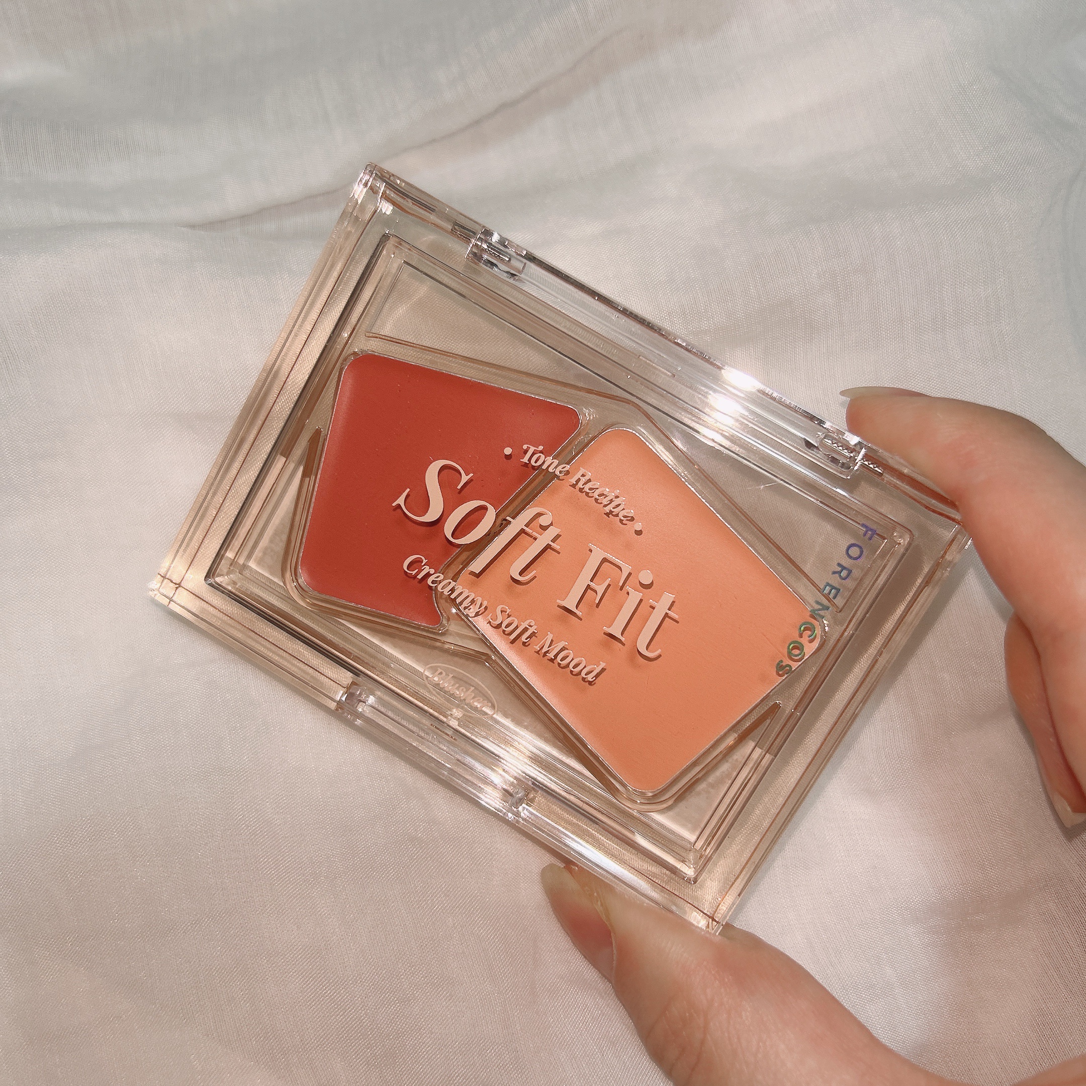 Soft Fitting Cream Blusher/フォレンコス/ジェル・クリームチークを使ったクチコミ（2枚目）