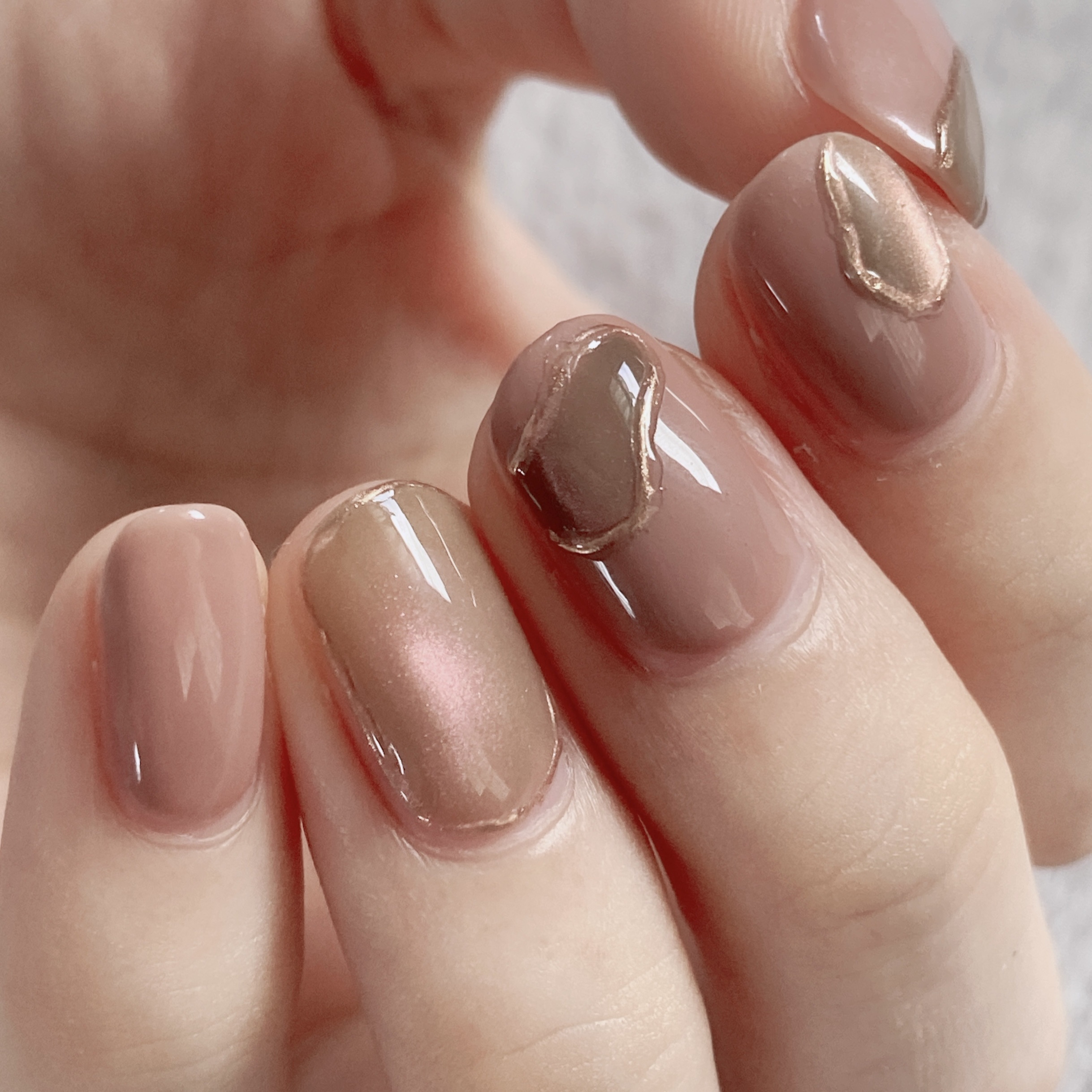 マグネットジェル/NAILTOWN/ジェルネイルを使ったクチコミ（2枚目）