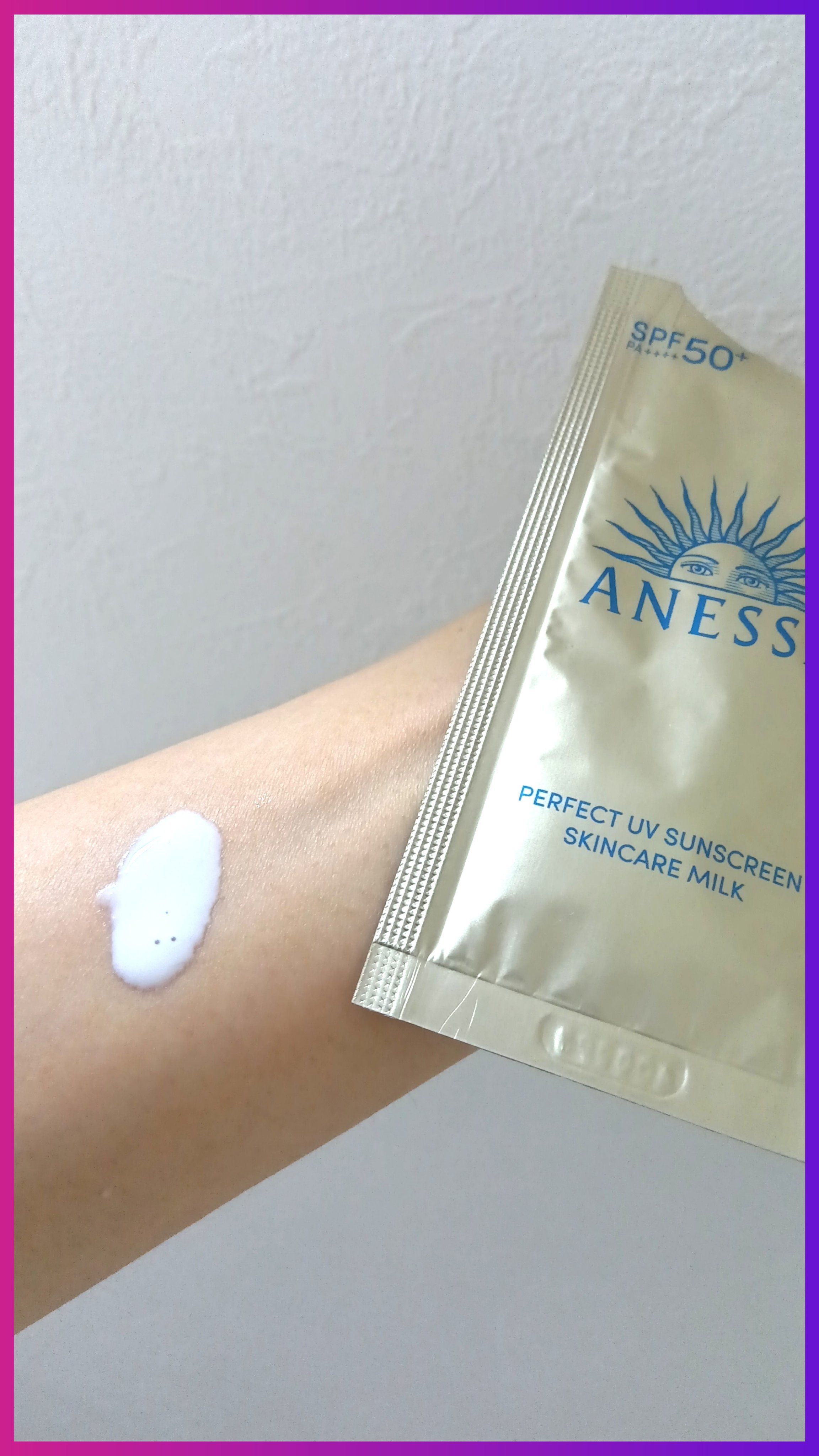 アネッサ　パーフェクトUV　スキンケアミルク　NA/アネッサ/日焼け止めミルクを使ったクチコミ（2枚目）
