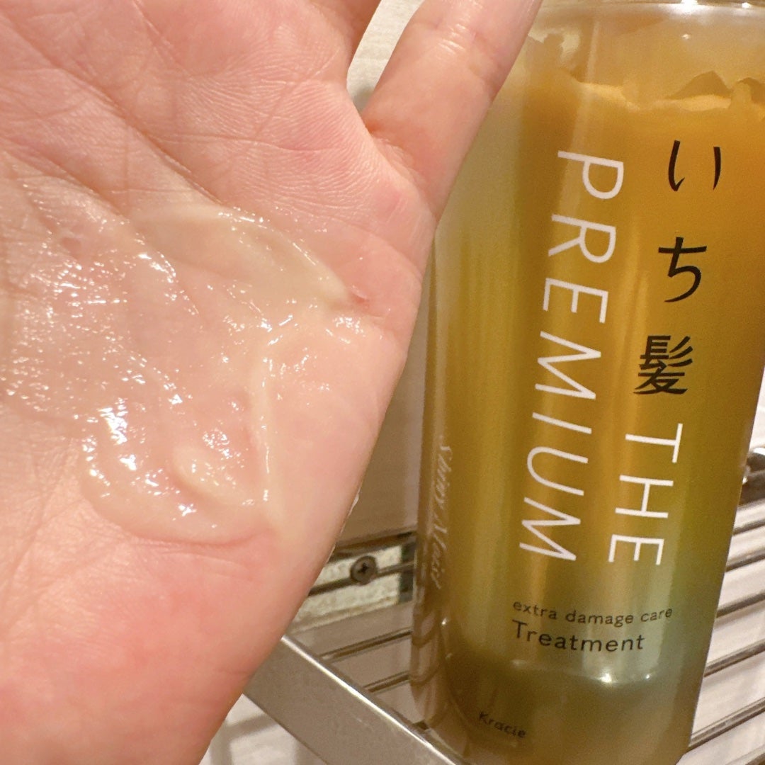 THE PREMIUM エクストラダメージケアシャンプー/トリートメント(シャイニーモイスト)/いち髪/市販シャンプーを使ったクチコミ(3枚目)
