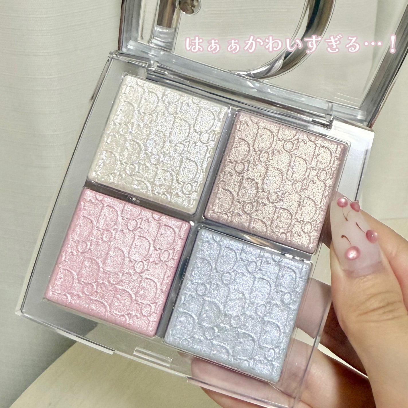 ディオール バックステージ フェイス グロウ パレット/Dior/ハイライトを使ったクチコミ(2枚目)