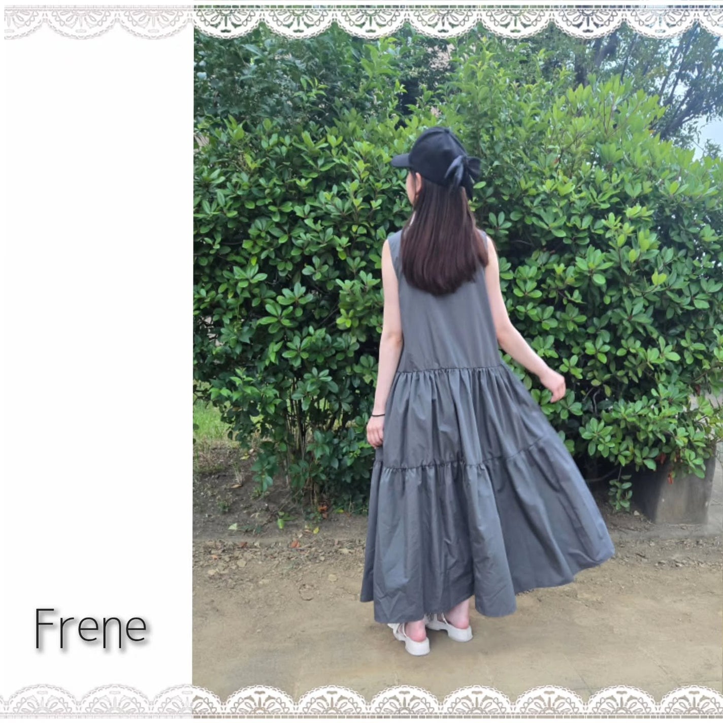 もかちゃん*フォロバ on LIPS 「Freneの涼しいふんわりワンピース🎐154cmのなんとも言え..」(3枚目)