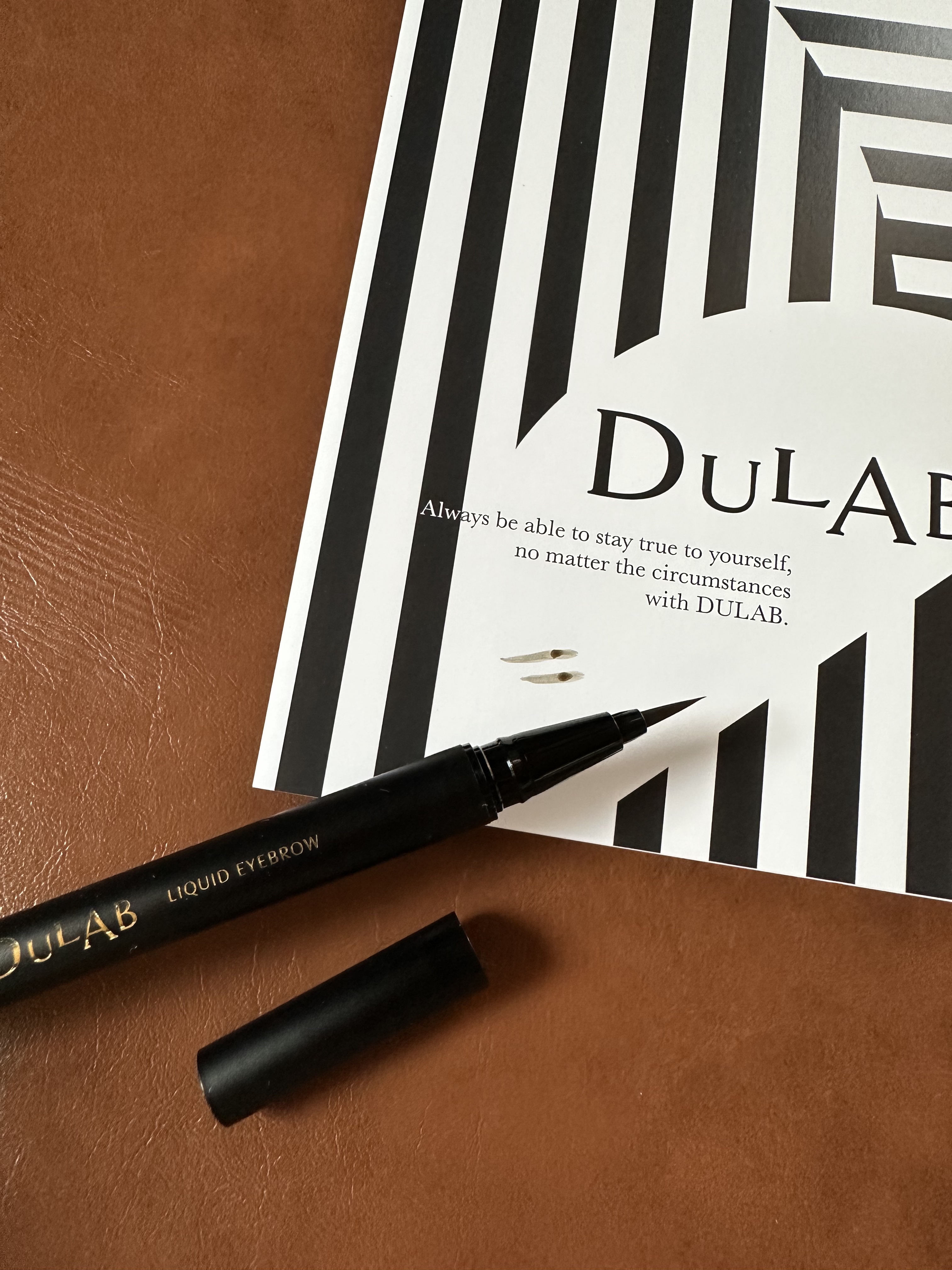 DULAB リキッドアイブロウ オリーブブラウン/DULAB/リキッドアイブロウを使ったクチコミ（2枚目）