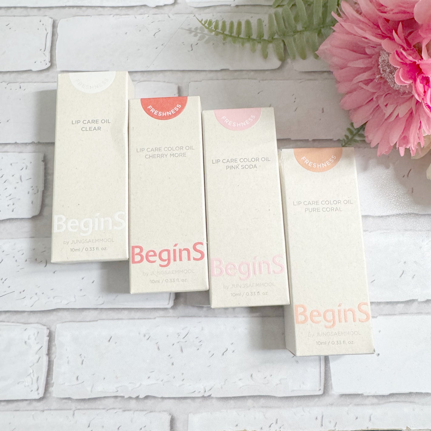 Lip Care Color Oil/BeginS by JUNGSAEMMOOL/リップオイルを使ったクチコミ(6枚目)