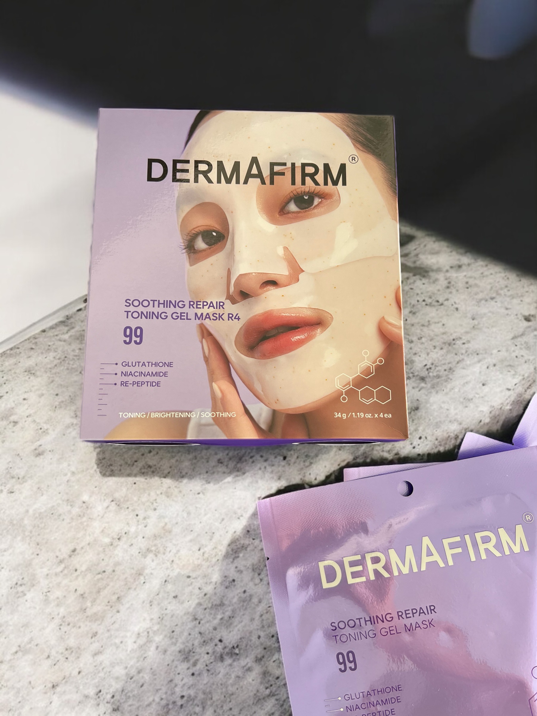 スージングリペア トーニングゲルマスク/ダーマファーム/シートマスク・パックを使ったクチコミ（1枚目）