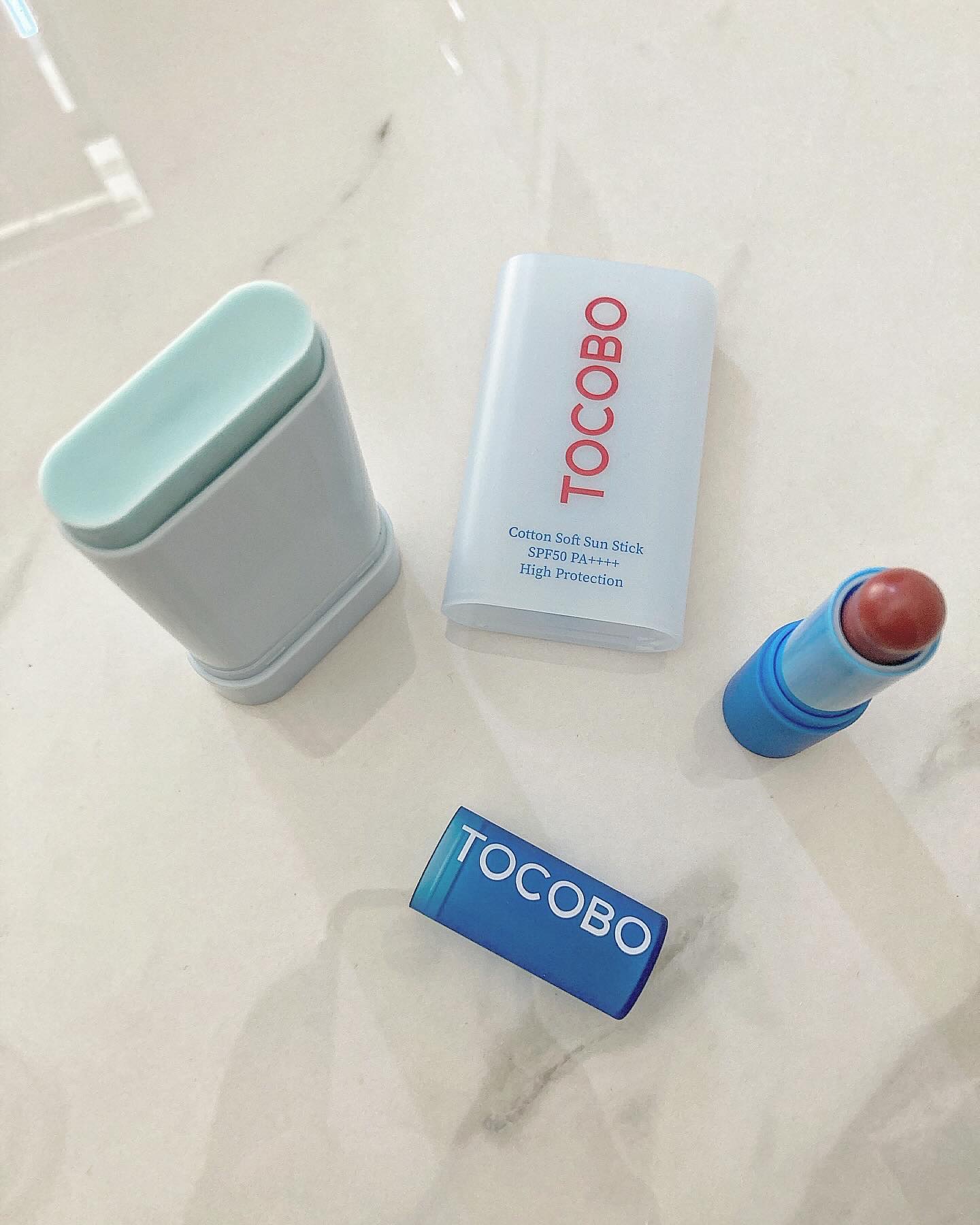 コットンソフトサンスティック/TOCOBO/日焼け止めスティックを使ったクチコミ（3枚目）