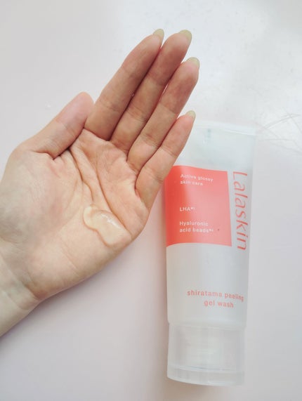 白玉ピーリングジェル洗顔/Lalaskin/その他洗顔料を使ったクチコミ(4枚目)