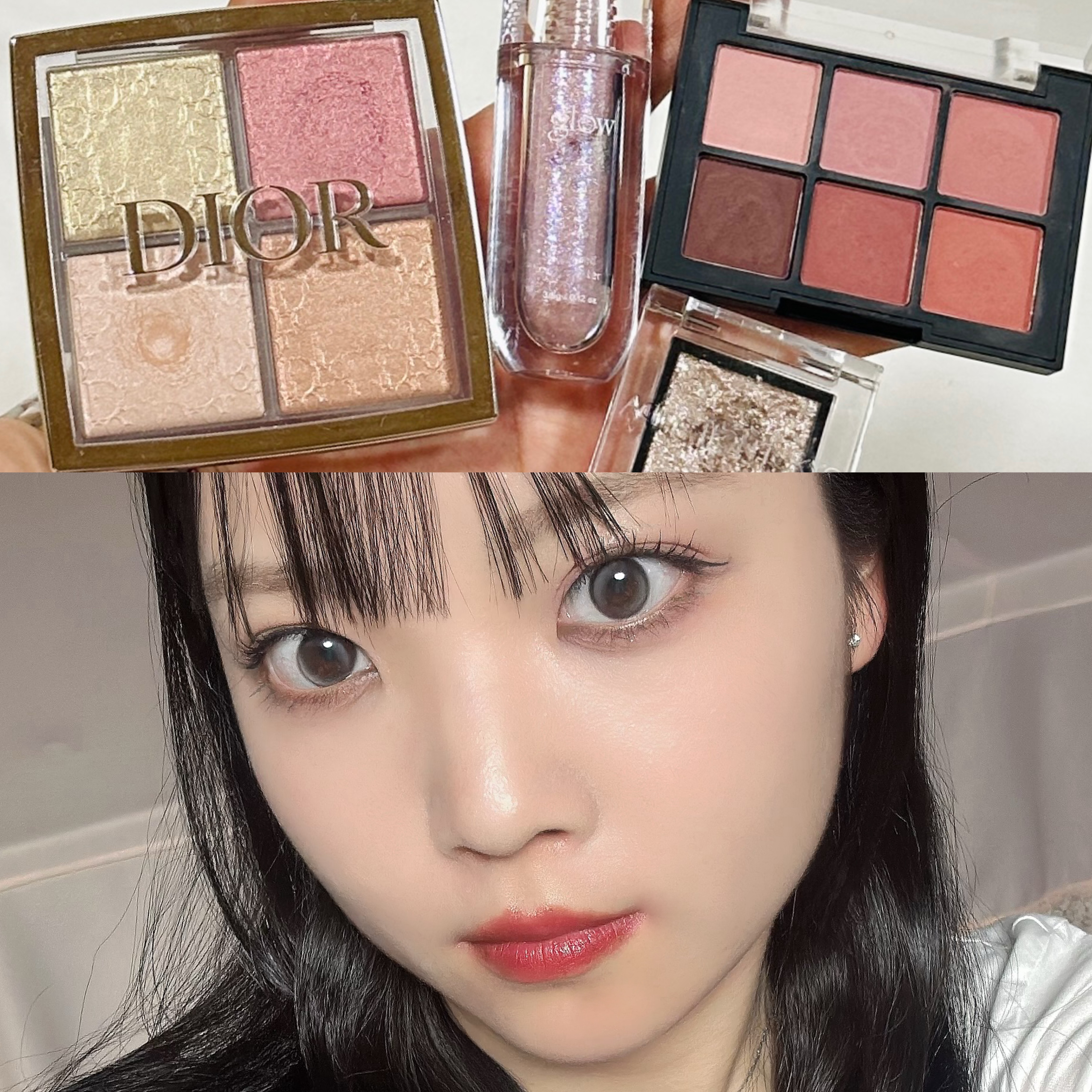 グラスグリッター/glow/グリッターを使ったクチコミ（1枚目）