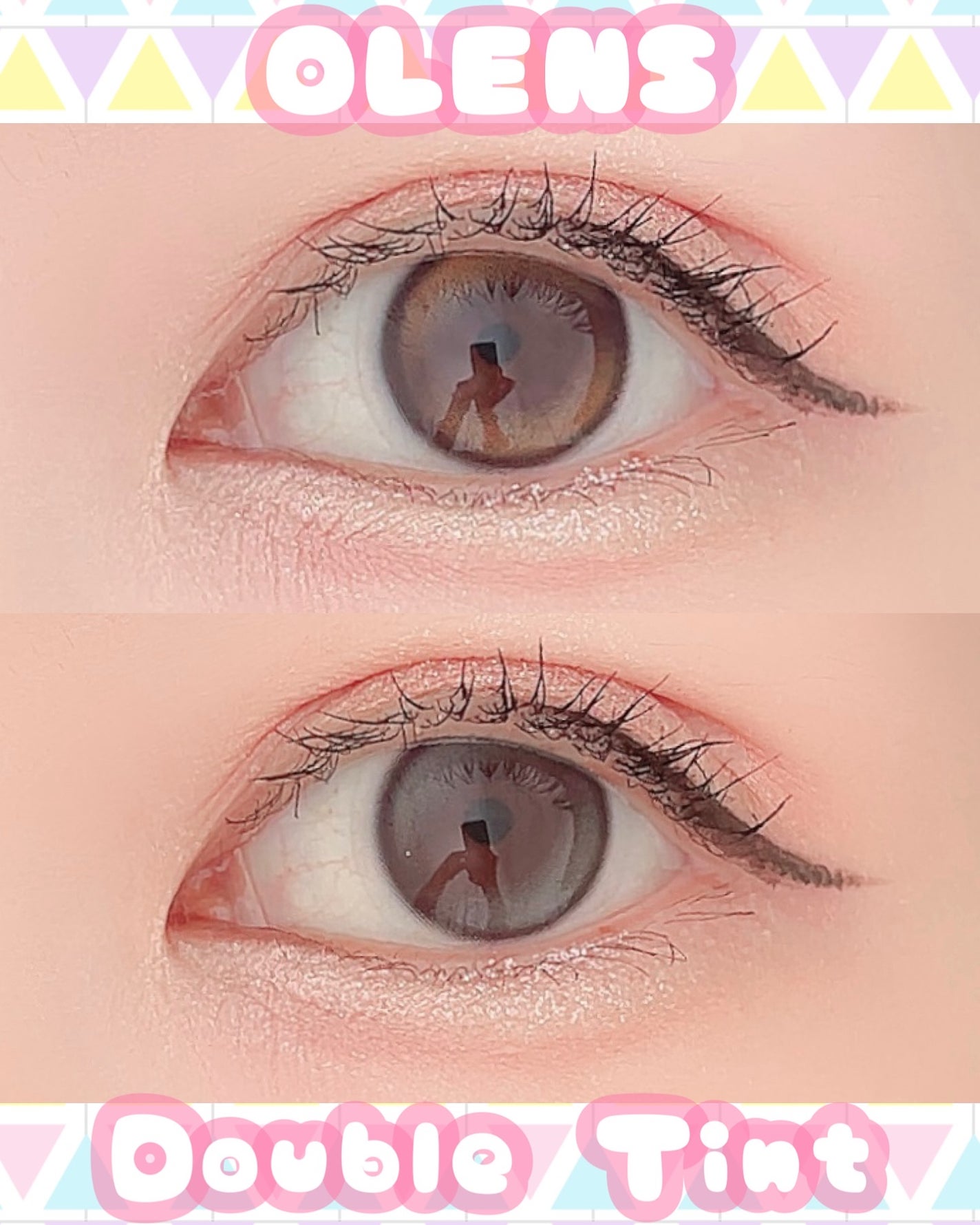 Double Tint 1day/OLENS/カラーコンタクトレンズを使ったクチコミ(1枚目)