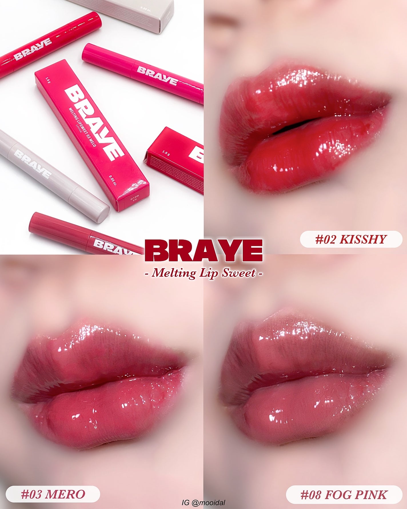 メルティングリップスウィート/BRAYE/口紅を使ったクチコミ(1枚目)