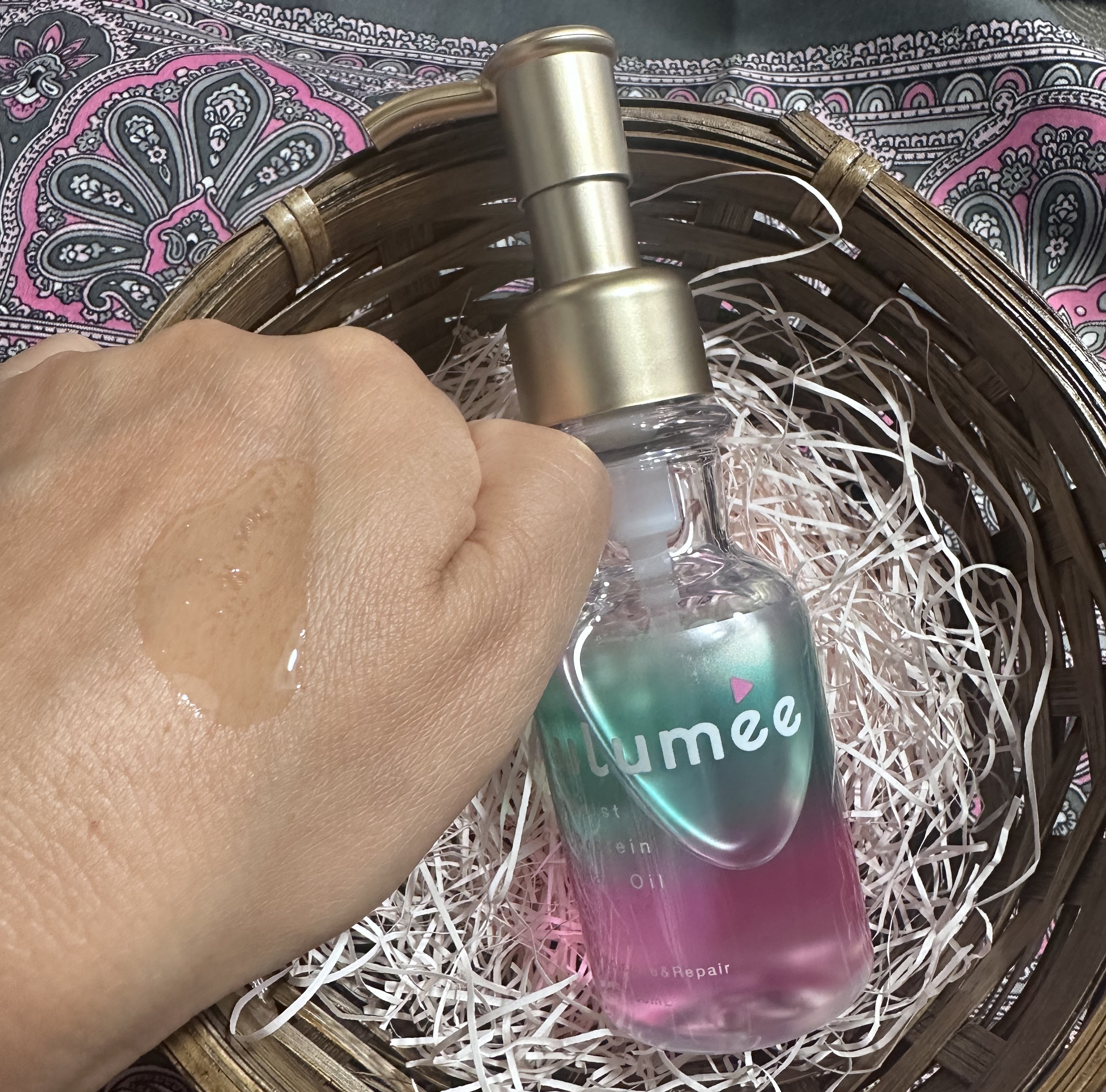 モイストプロテイン ヘアオイル/ulumee/ヘアオイルを使ったクチコミ（2枚目）