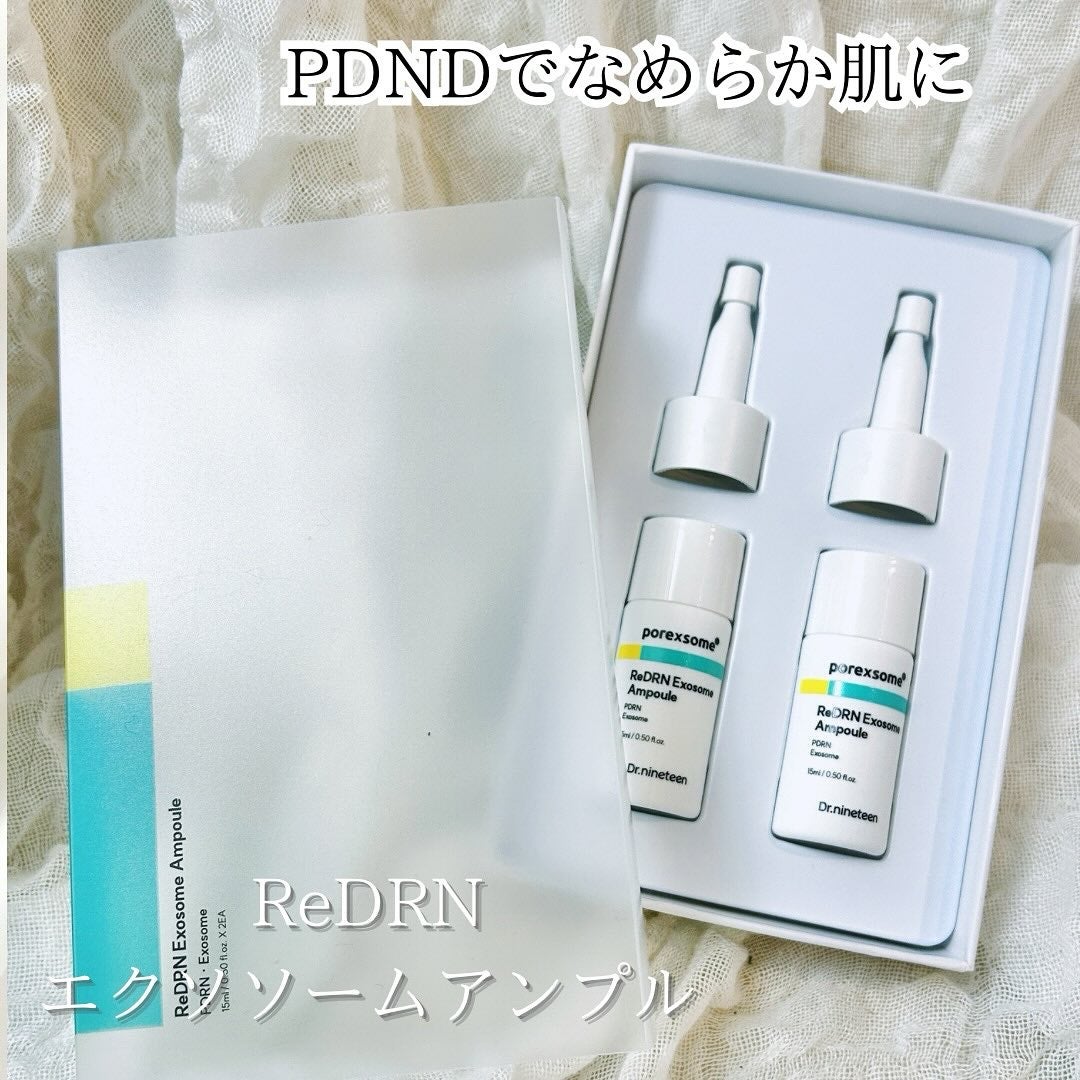 ReDRNエクソソームアンプル/Dr.nineteen/美容液を使ったクチコミ(1枚目)