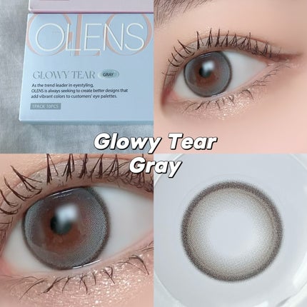 Glowy Tear 1day/OLENS/ワンデー(1DAY)カラコンを使ったクチコミ(3枚目)
