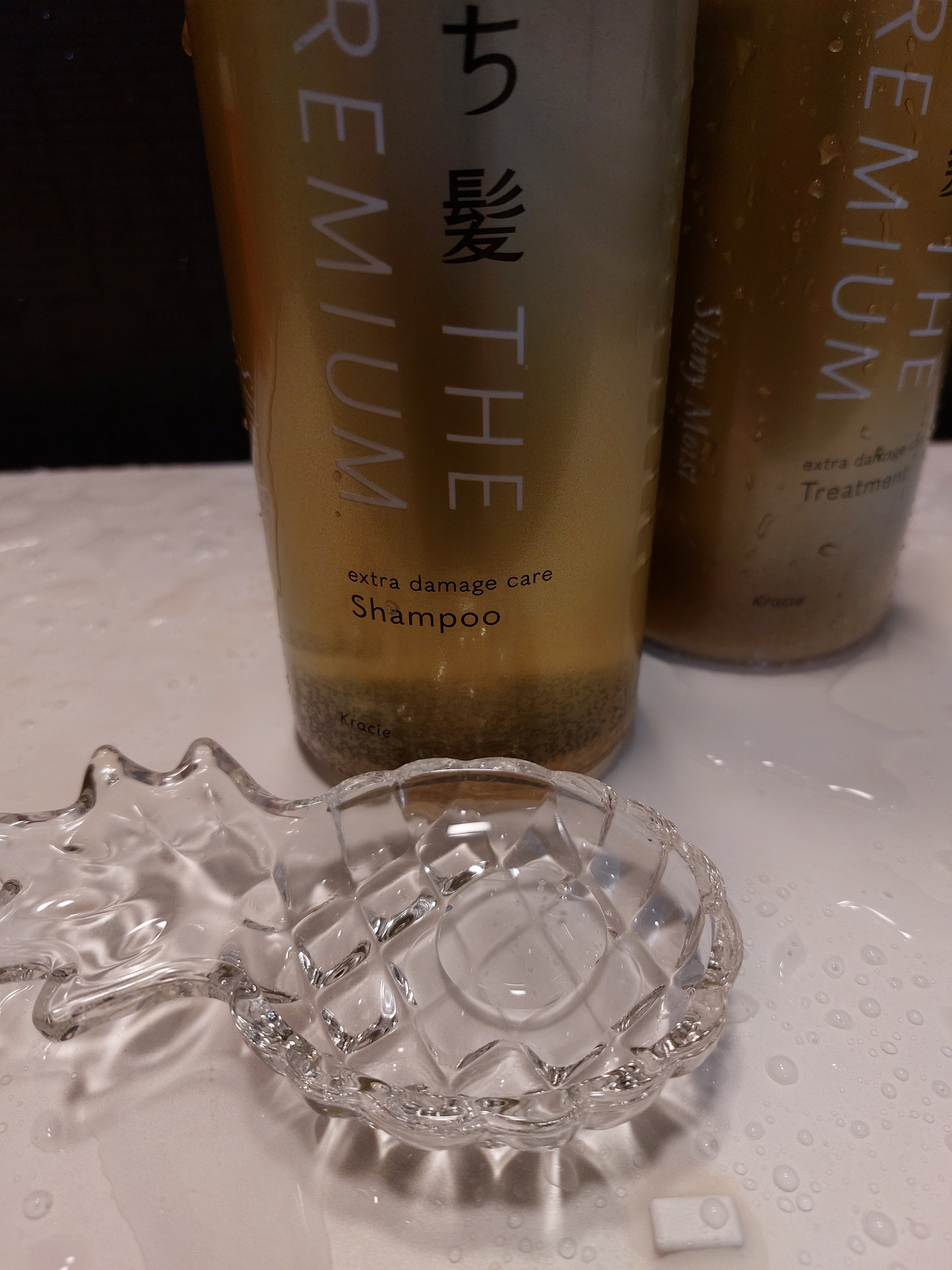 THE PREMIUM エクストラダメージケアシャンプー／トリートメント（シャイニーモイスト）/いち髪/市販シャンプーを使ったクチコミ（2枚目）