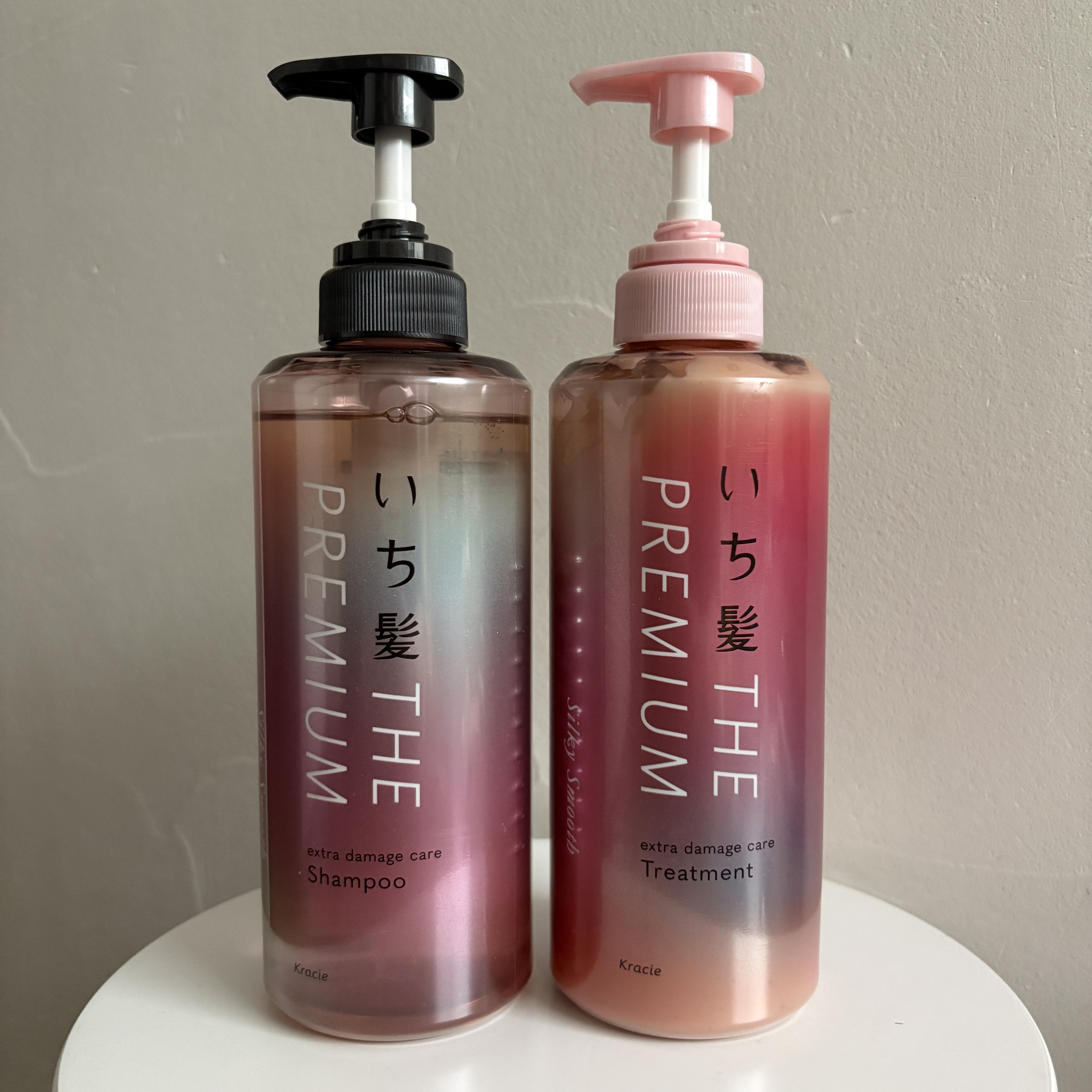 THE PREMIUM エクストラダメージケアシャンプー／トリートメント（シルキースムース）/いち髪/市販シャンプーを使ったクチコミ（1枚目）