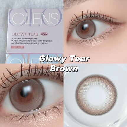 Glowy Tear 1day/OLENS/ワンデー(1DAY)カラコンを使ったクチコミ(2枚目)