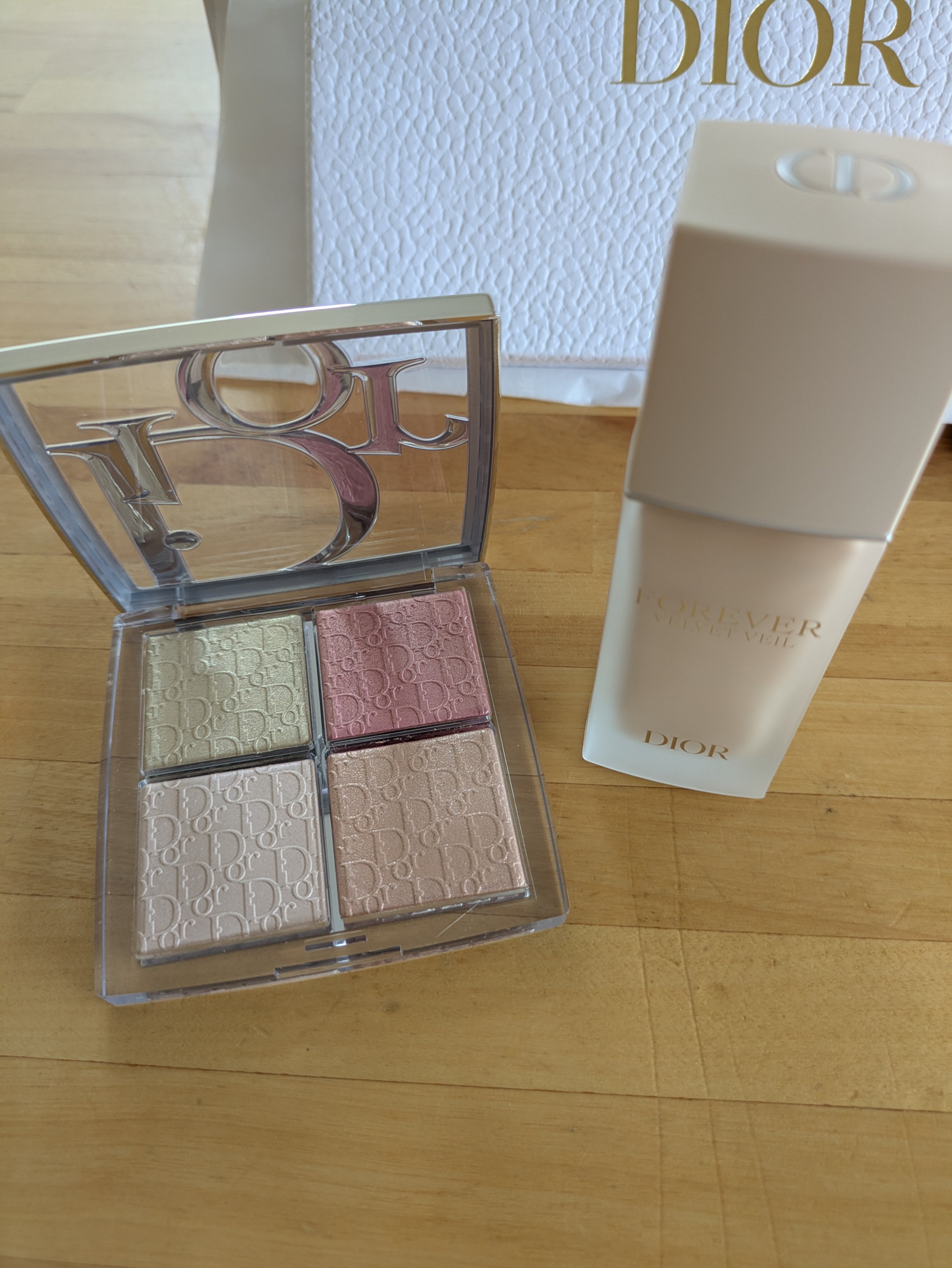 【旧】ディオール バックステージ フェイス グロウ パレット/Dior/ハイライトを使ったクチコミ（2枚目）