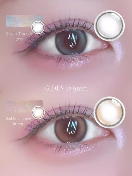 Glowy Tear 1day/OLENS/ワンデー(1DAY)カラコンを使ったクチコミ(3枚目)