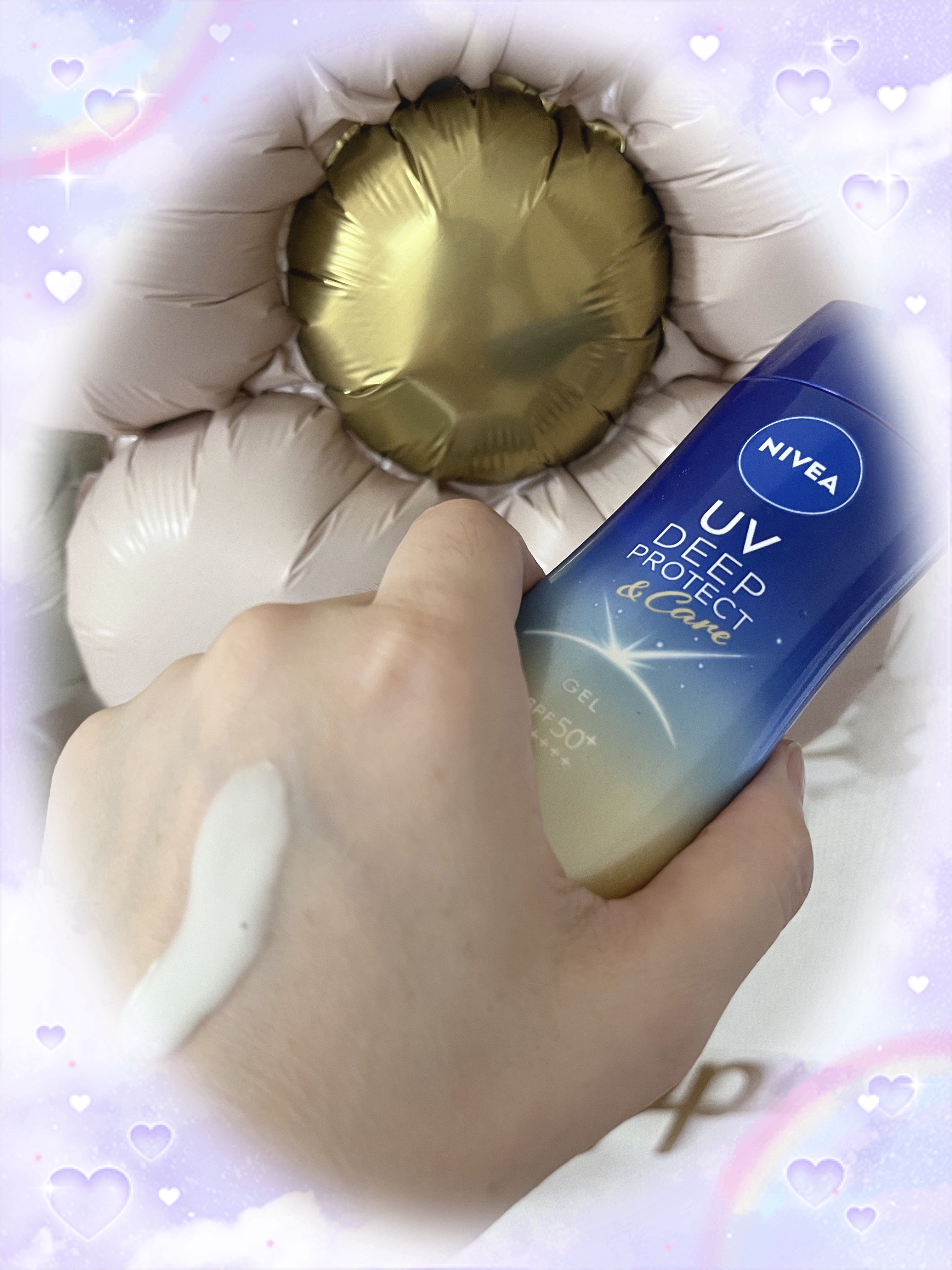 ニベアUV ディープ プロテクト＆ケア ジェル/ニベア/日焼け止めジェルを使ったクチコミ（2枚目）