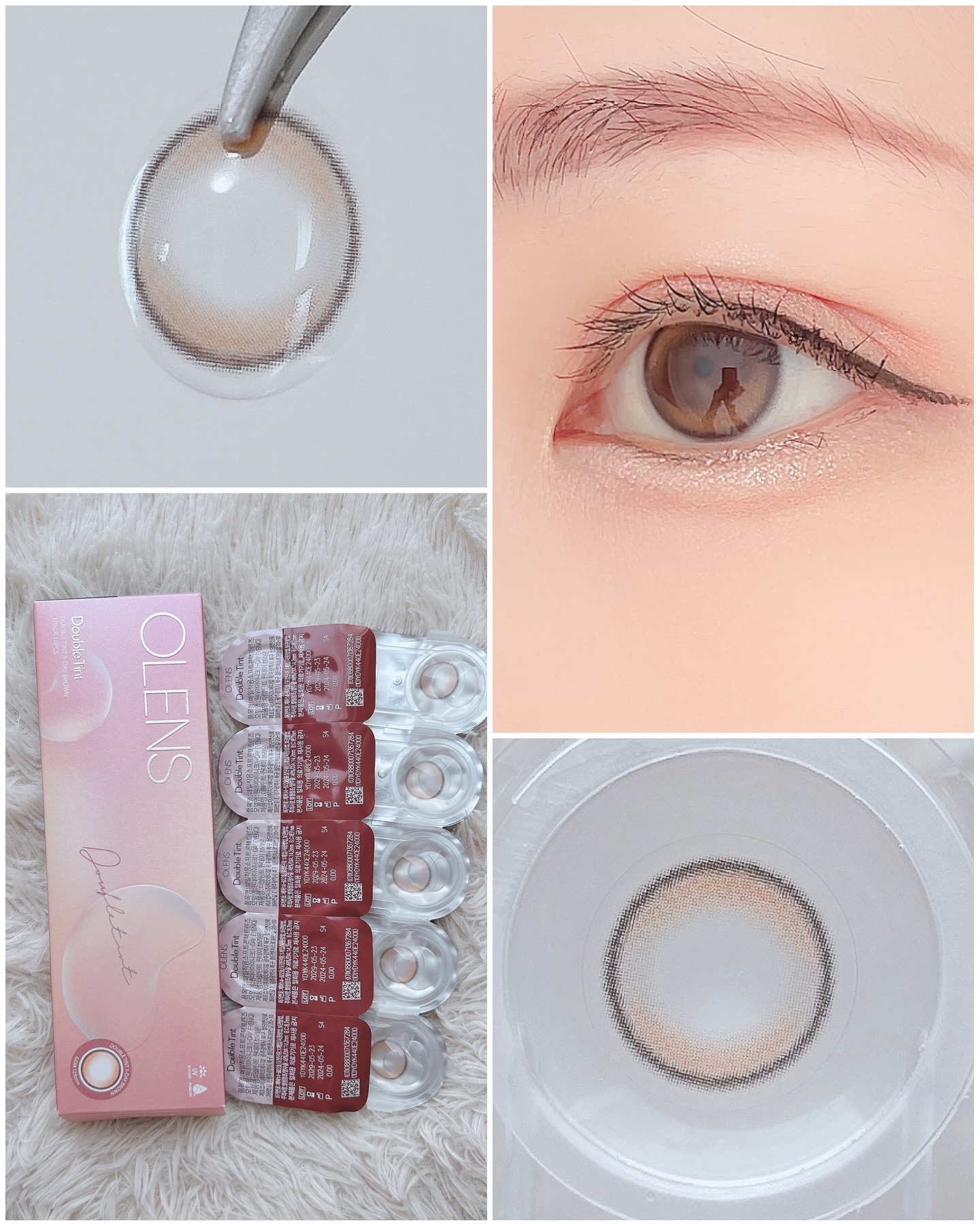 Double Tint 1day/OLENS/カラーコンタクトレンズを使ったクチコミ（3枚目）