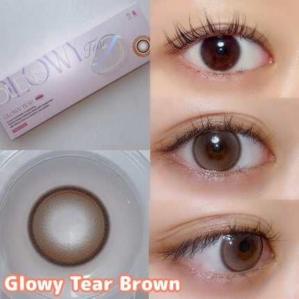 Glowy Tear 1day/OLENS/ワンデー(1DAY)カラコンを使ったクチコミ(2枚目)