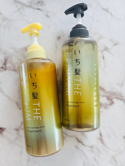 THE PREMIUM エクストラダメージケアシャンプー/トリートメント(シャイニーモイスト)/いち髪/市販シャンプーを使ったクチコミ(1枚目)