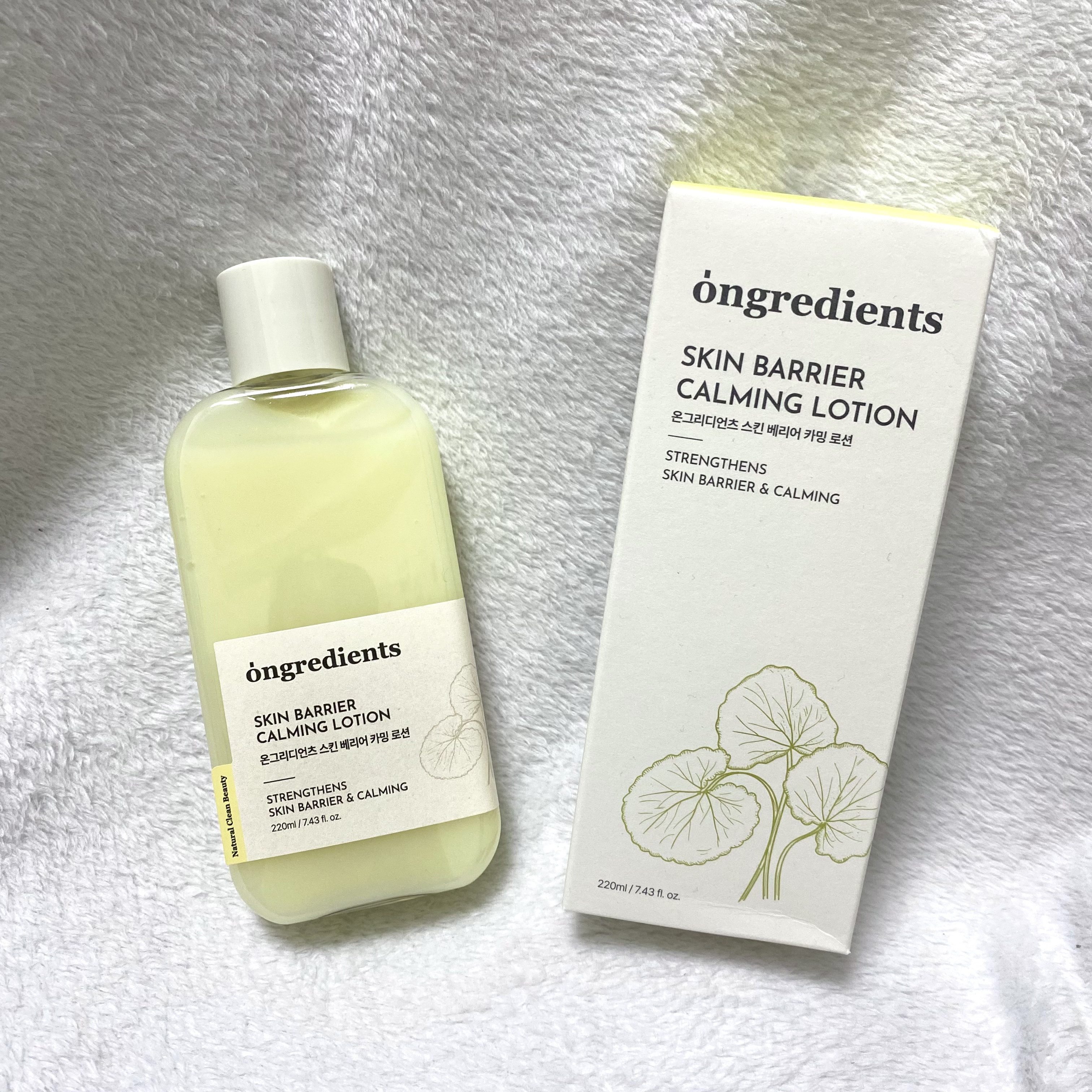 最近使ってるOngredients  (オングリディエンツ)のスキンバリアカーミングローション🫶🤍
韓国芸能人担当のメイクアップアーティストさんとか美容系YouTuberが取り上げてめっちゃ話題になってたの✨✨
しかも韓国オリヤン1位な