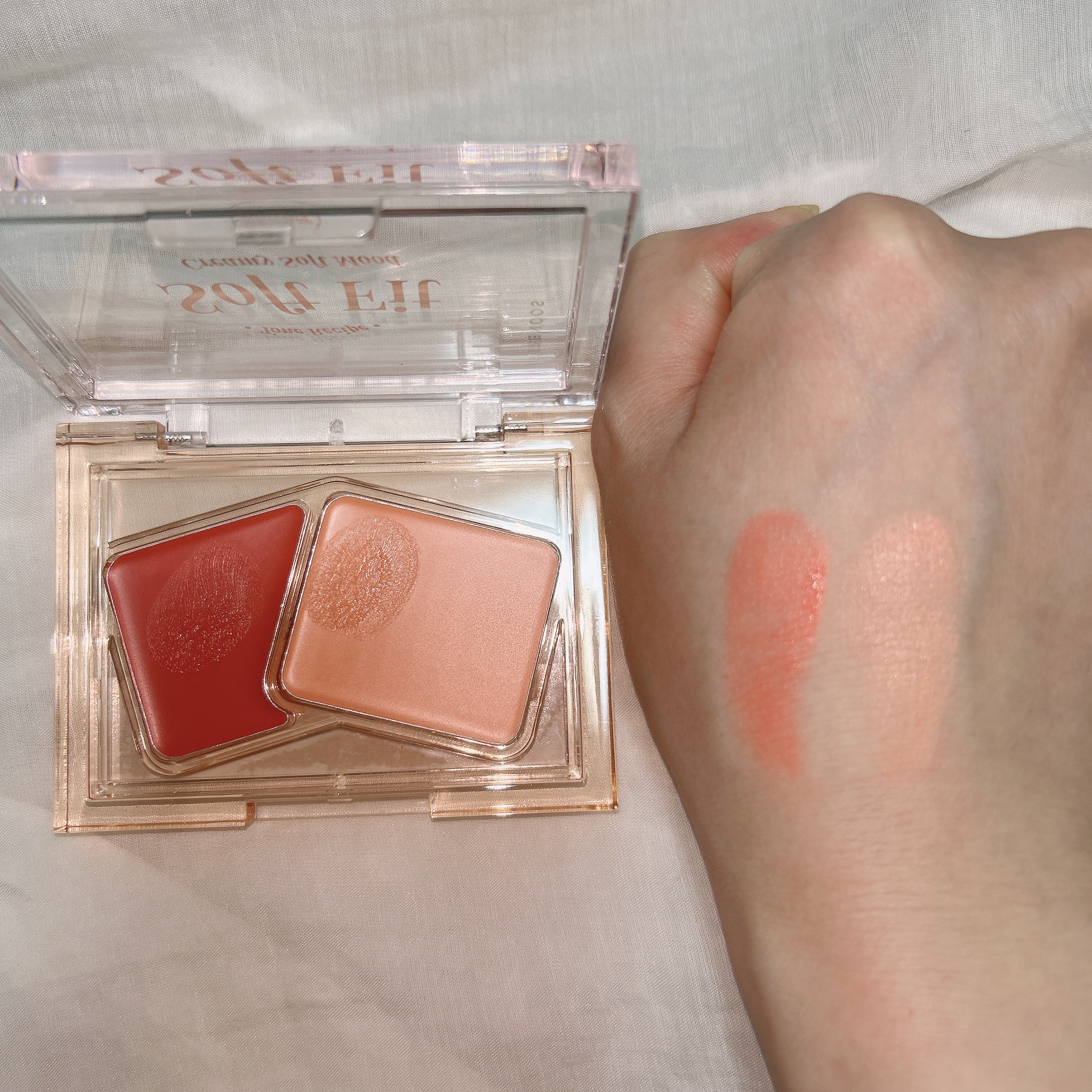 Soft Fitting Cream Blusher/フォレンコス/ジェル・クリームチークを使ったクチコミ（3枚目）