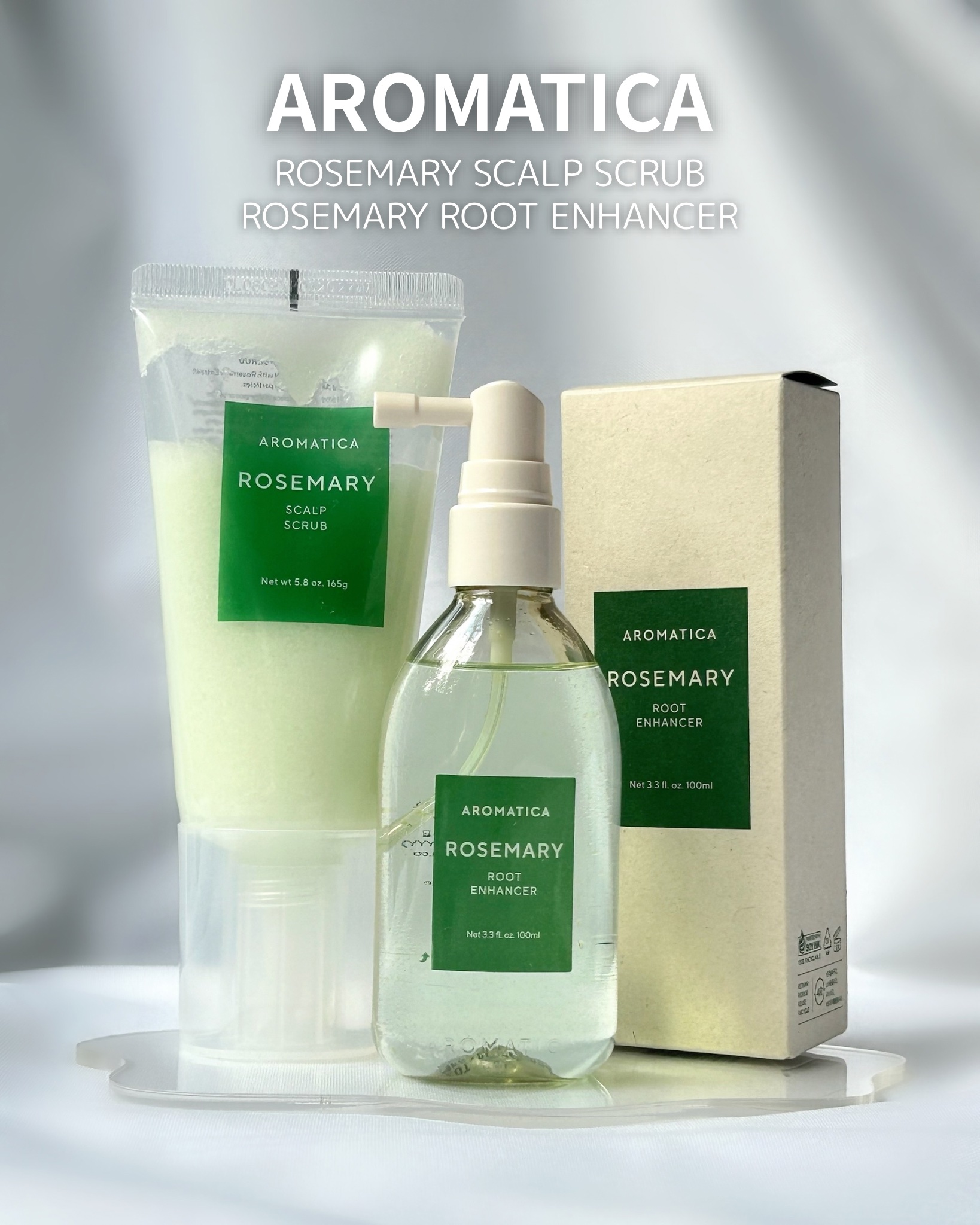 ローズマリー スカルプ スクラブ/AROMATICA/ヘッドスクラブを使ったクチコミ（2枚目）