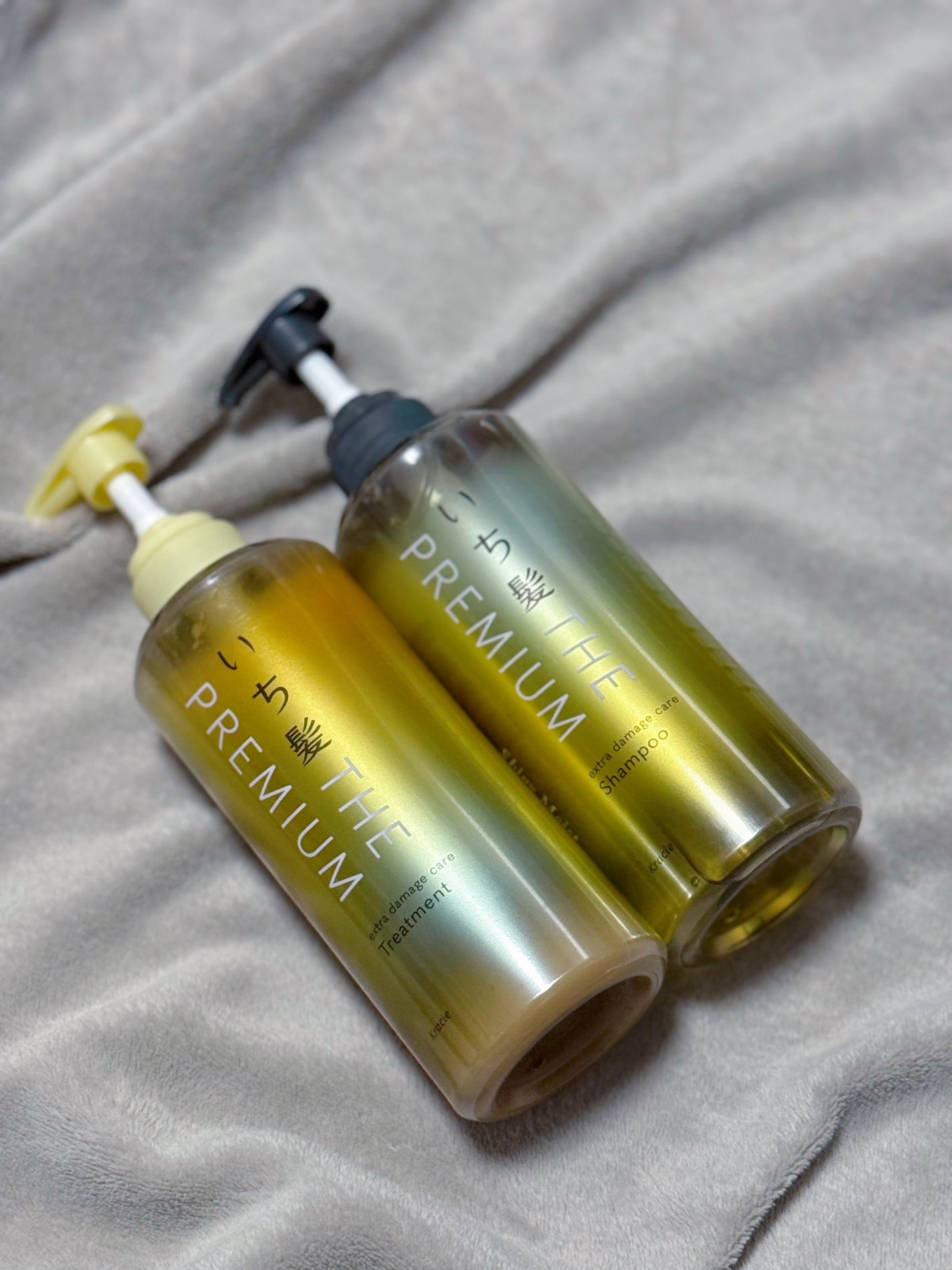 THE PREMIUM エクストラダメージケアシャンプー/トリートメント(シャイニーモイスト)/いち髪/市販シャンプーを使ったクチコミ(3枚目)