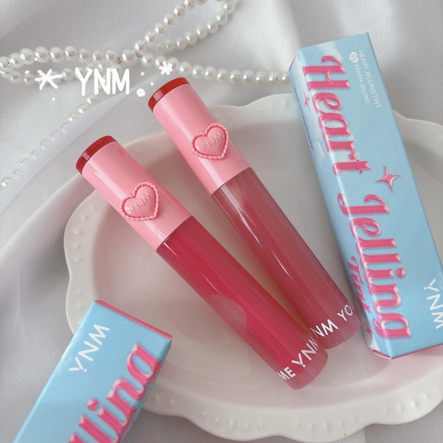 みづき☽コスメ*スキンケア on LIPS 「YNMハートゼリングティント2.6g💗オリーブヤングカラーリッ..」(1枚目)